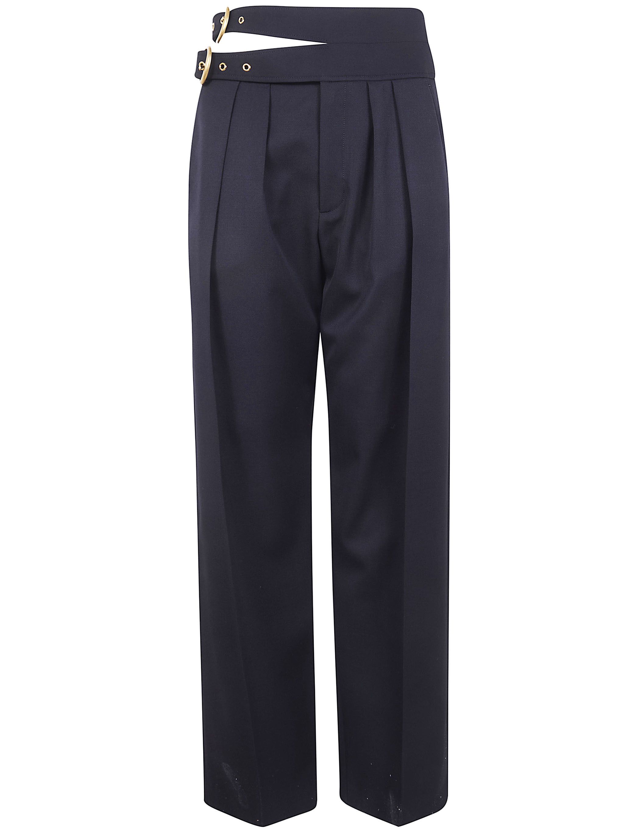 Chloe CLASSIC HIGH WAISTED PENCIL TROUSERS Size 28" / US 6 / IT 42 - 4 Thumbnail