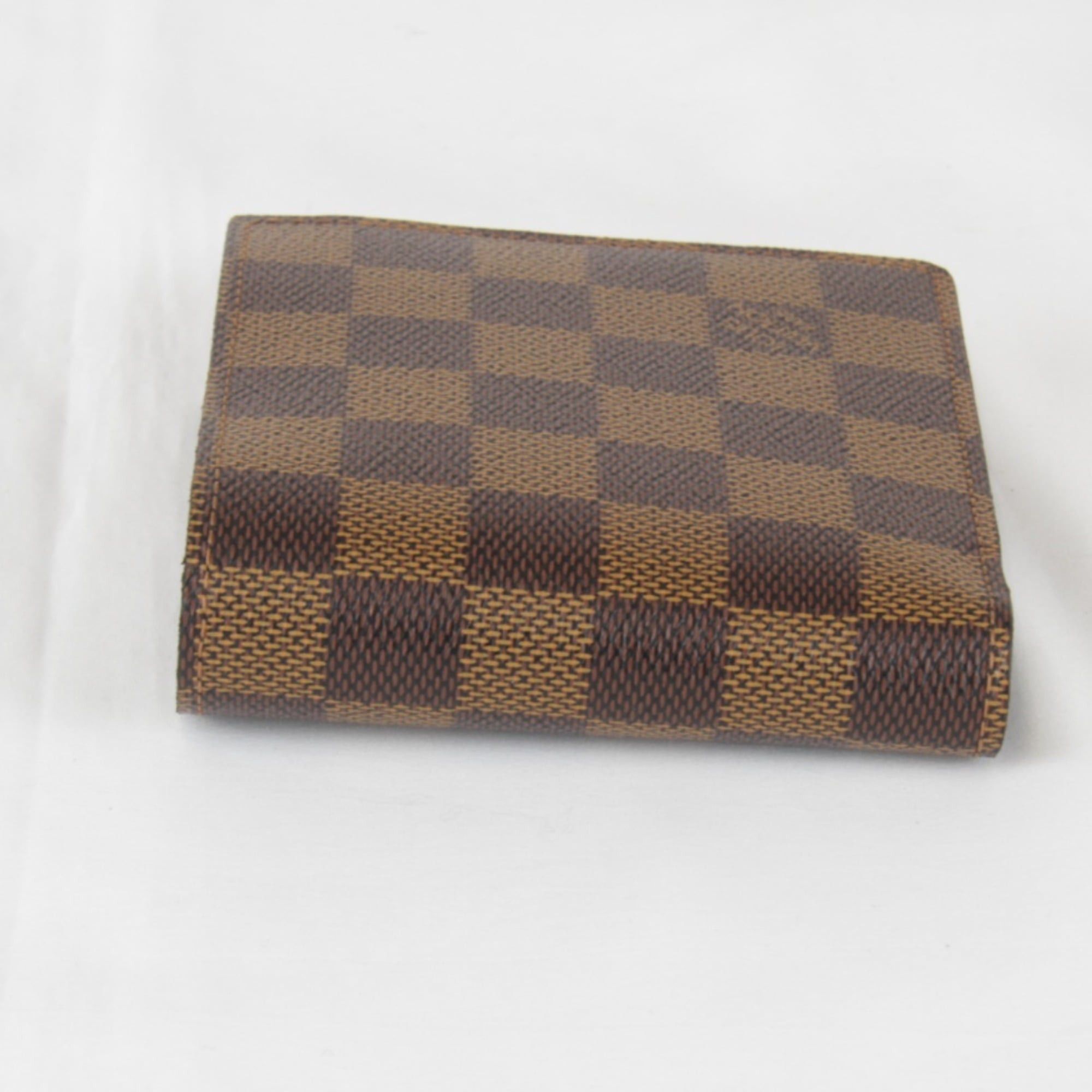 Louis Vuitton LOUIS VUITTON Portefeuille Marco N61675 Bifold Wallet in Damier Canvas, Brown, Women's Size ONE SIZE - 10 Thumbnail