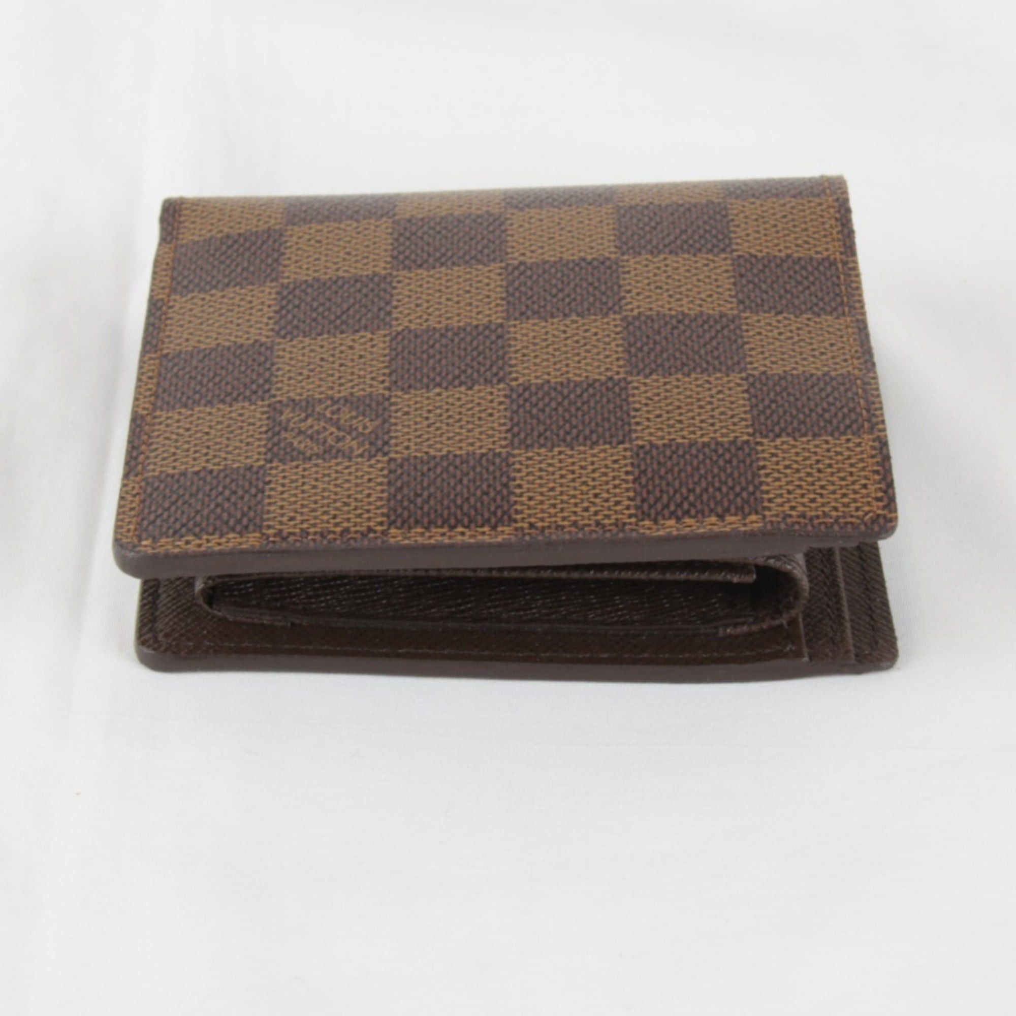 Louis Vuitton LOUIS VUITTON Portefeuille Marco N61675 Bifold Wallet in Damier Canvas, Brown, Women's Size ONE SIZE - 9 Thumbnail
