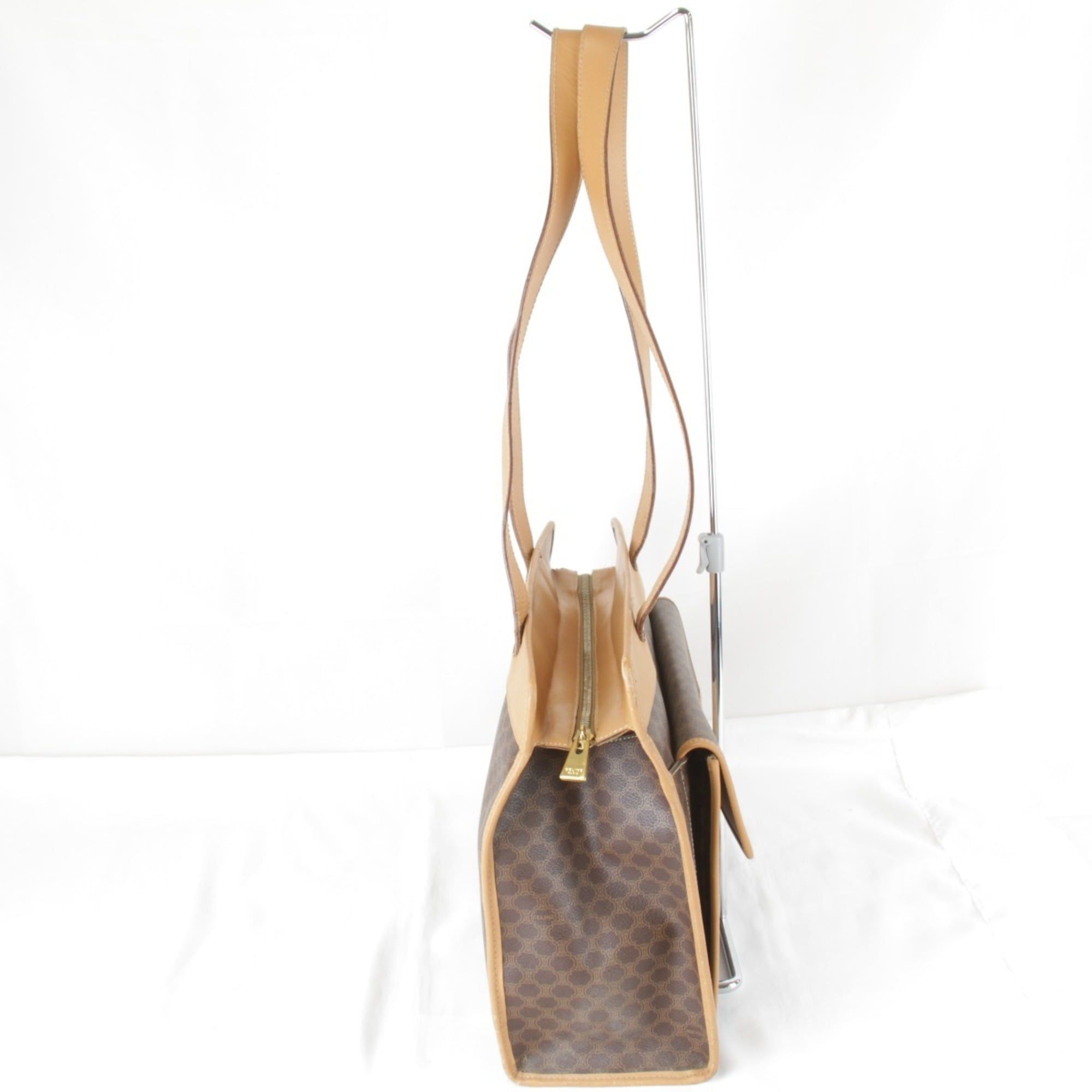 Celine CELINE Macadam shoulder bag for women, brown, fits A4 size documents Size ONE SIZE - 4 Thumbnail