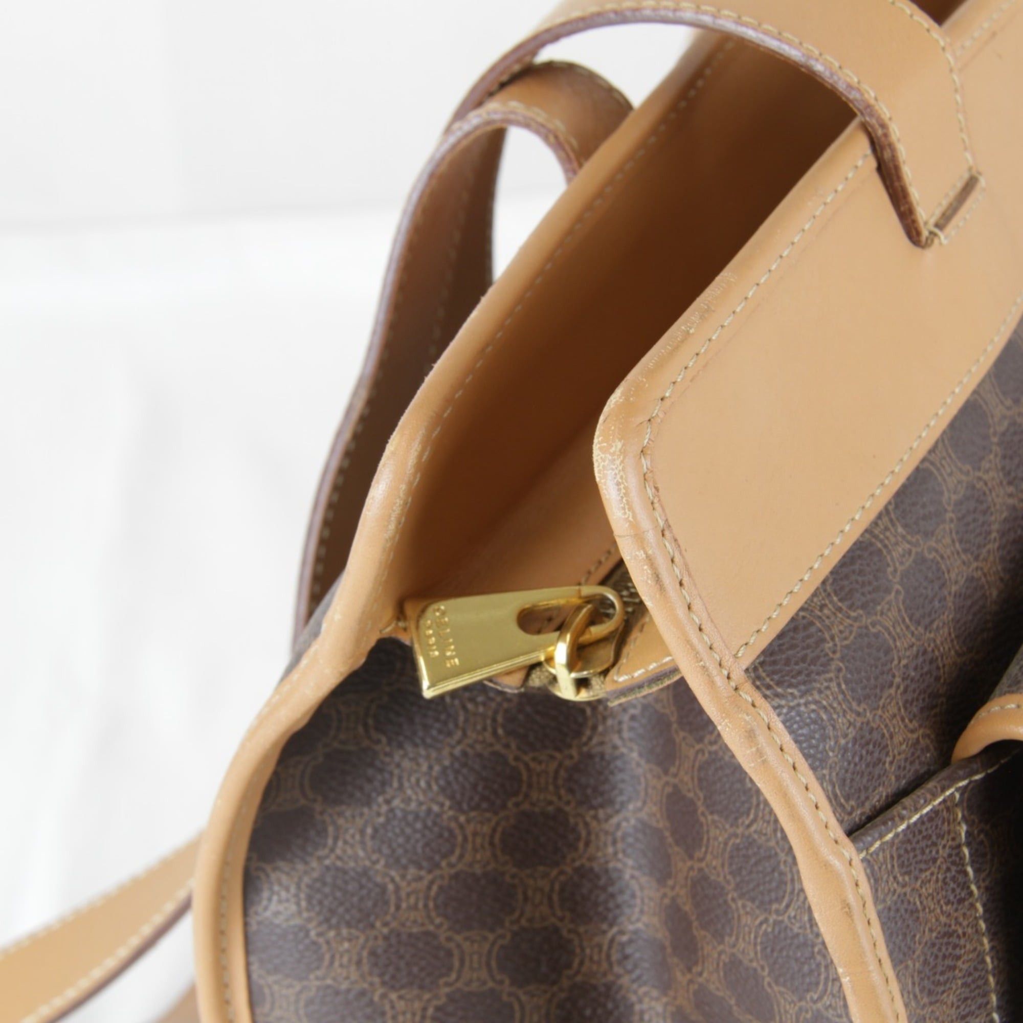 Celine CELINE Macadam shoulder bag for women, brown, fits A4 size documents Size ONE SIZE - 13 Thumbnail