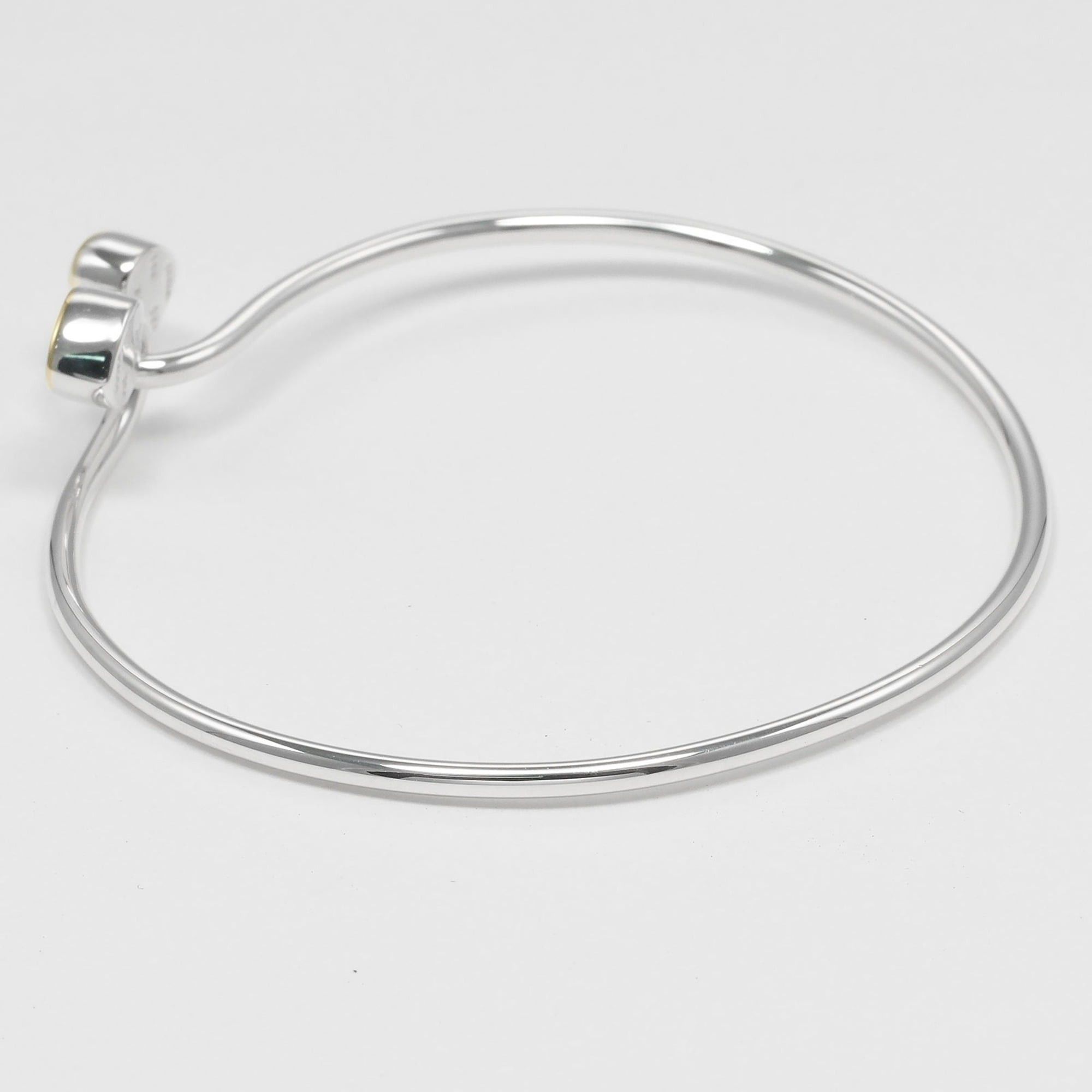 Tiffany & Co. Tiffany & Co. Double Heart Bracelet, 925 Silver x 18K Yellow Gold, Approx. 8.5g, Women's Size ONE SIZE - 7 Thumbnail