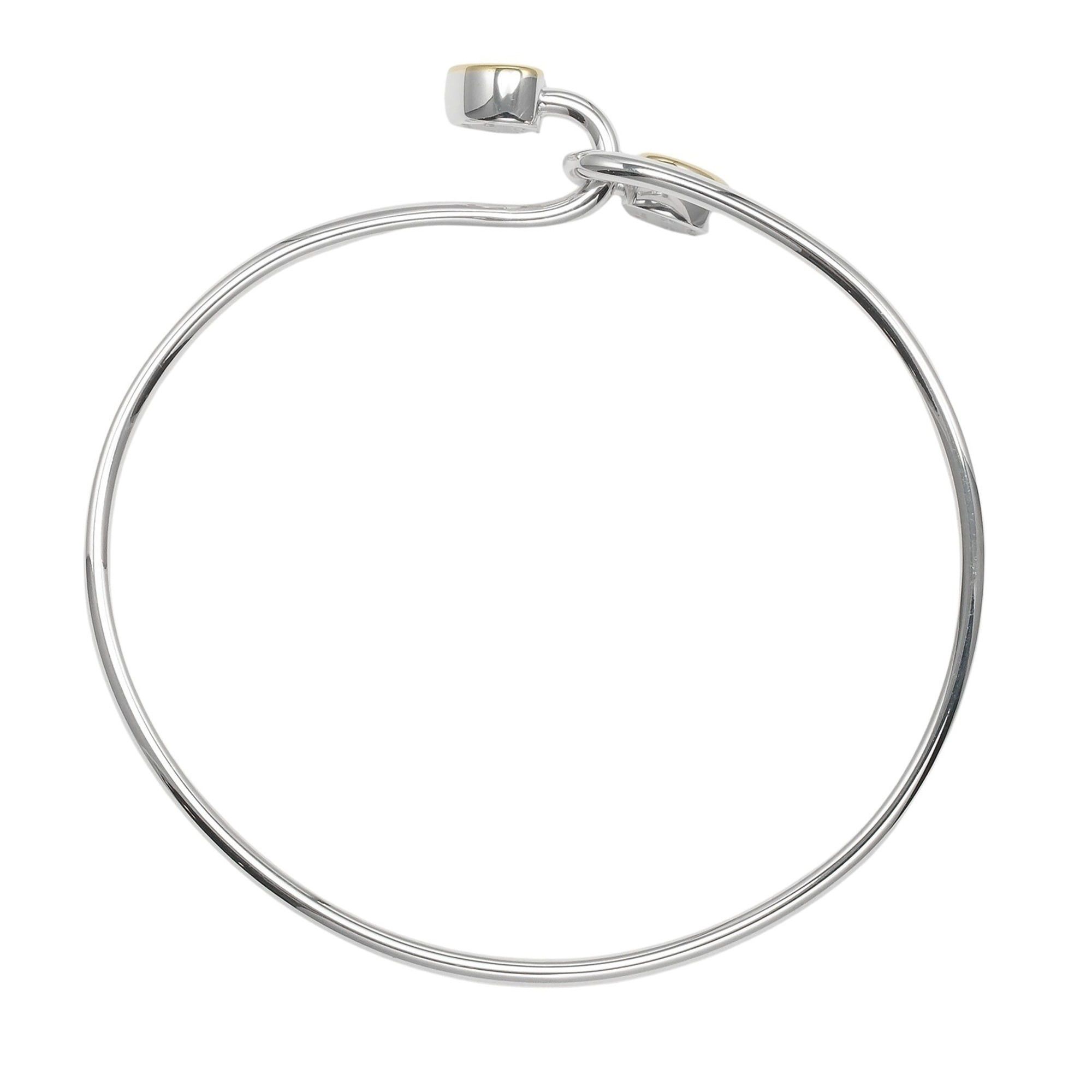 Tiffany & Co. Tiffany & Co. Double Heart Bracelet, 925 Silver x 18K Yellow Gold, Approx. 8.5g, Women's Size ONE SIZE - 3 Thumbnail
