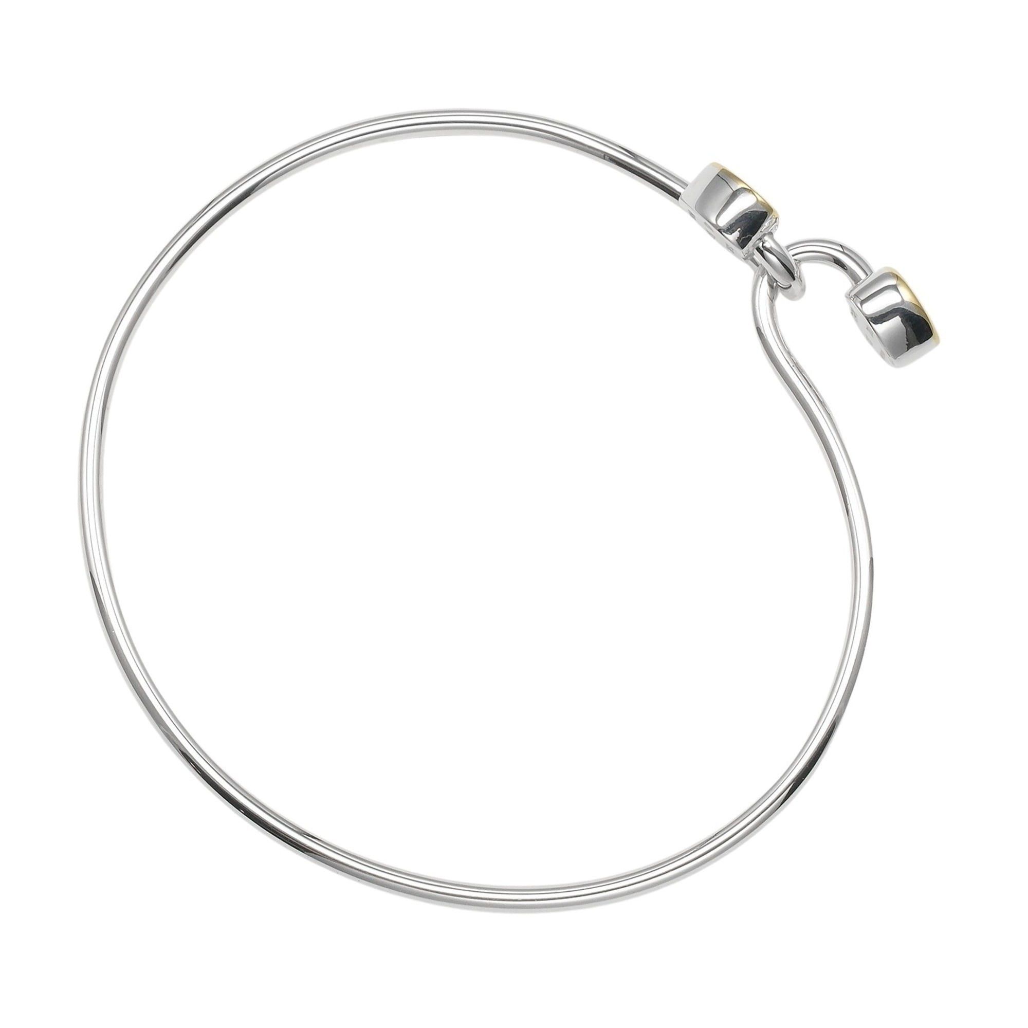 Tiffany & Co. Tiffany & Co. Double Heart Bracelet, 925 Silver x 18K Yellow Gold, Approx. 8.5g, Women's Size ONE SIZE - 2 Thumbnail