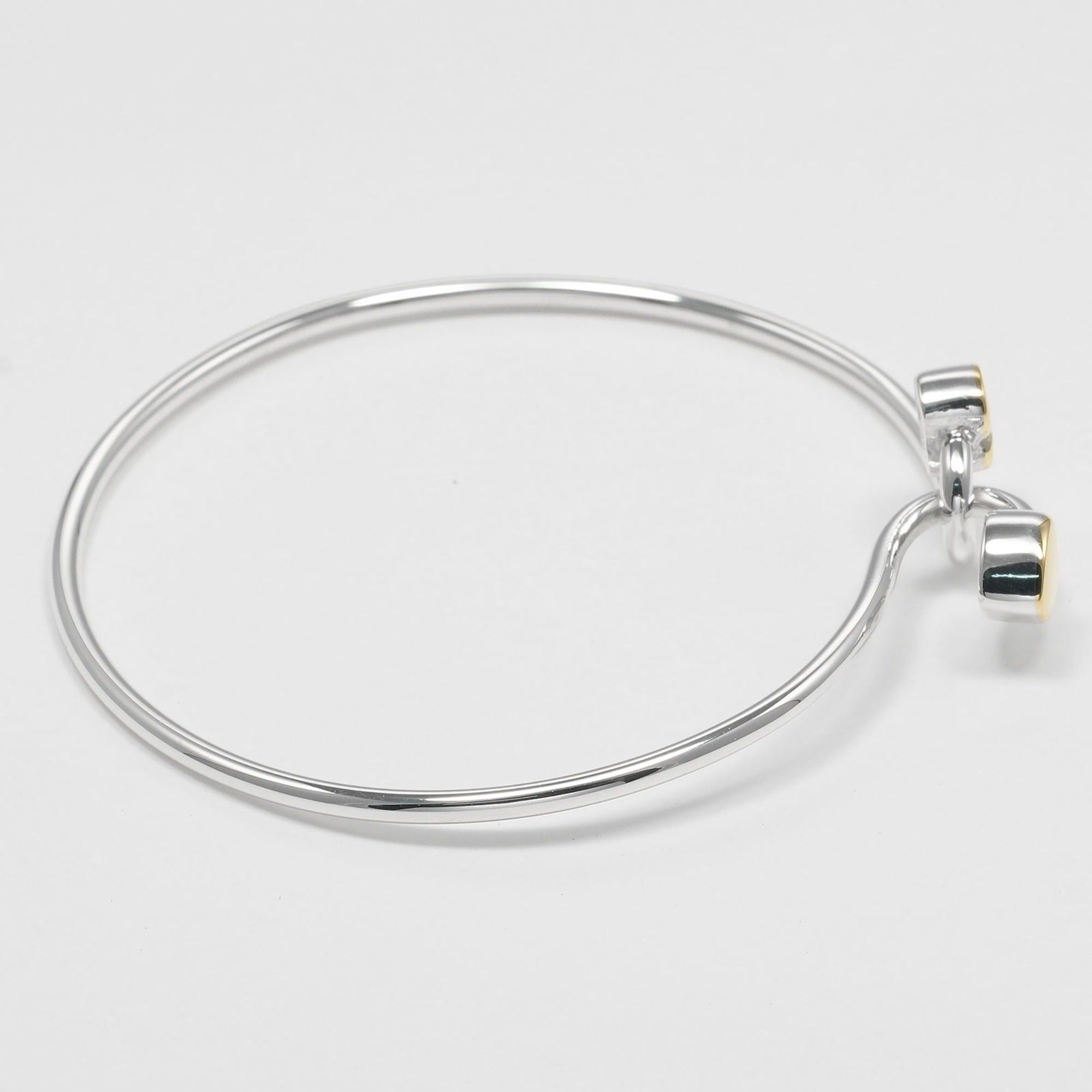 Tiffany & Co. Tiffany & Co. Double Heart Bracelet, 925 Silver x 18K Yellow Gold, Approx. 8.5g, Women's Size ONE SIZE - 6 Thumbnail