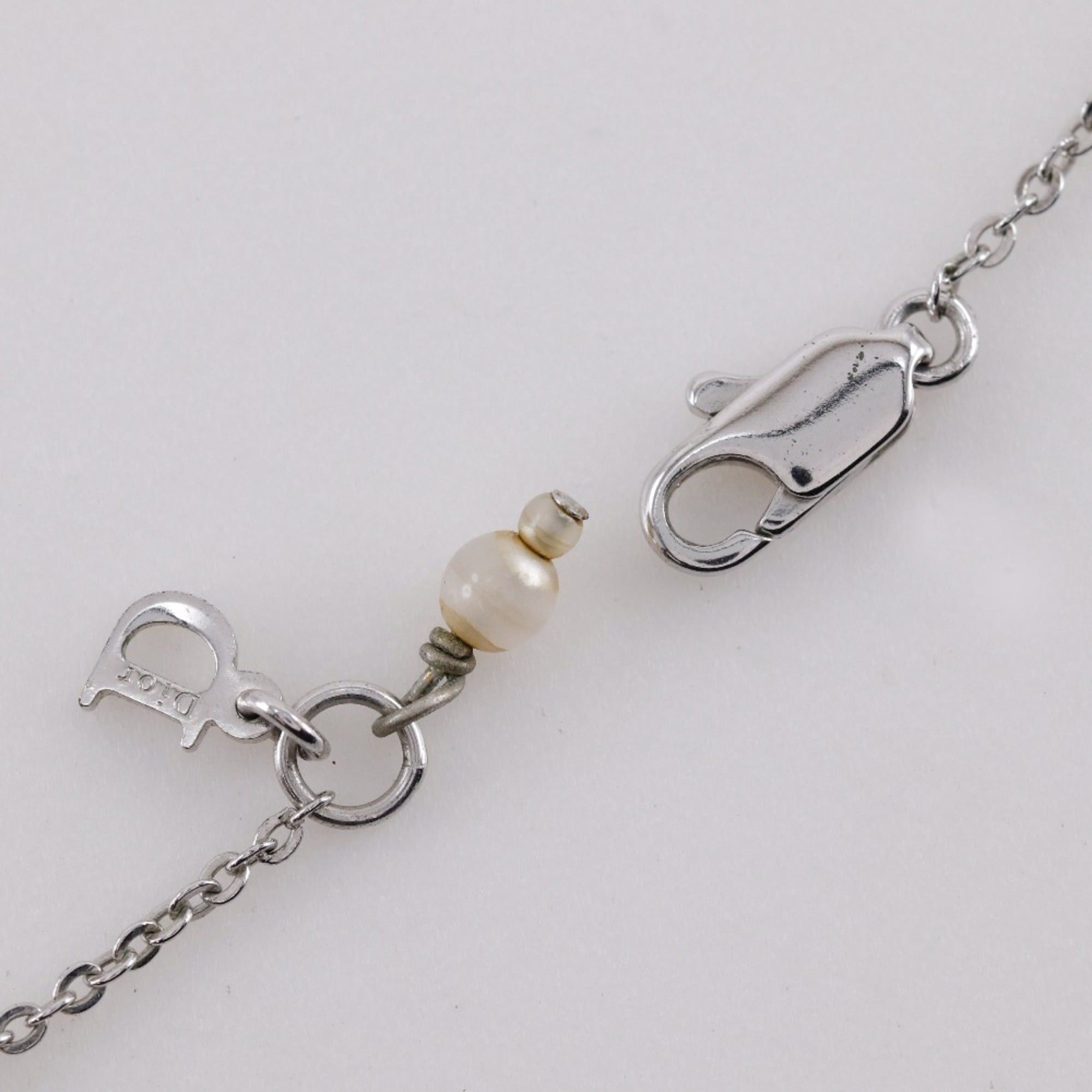 Dior Christian Dior Star Motif Necklace, Metal, Silver, Star, Approx. 7.3g, Motif, Women's Size ONE SIZE - 6 Thumbnail