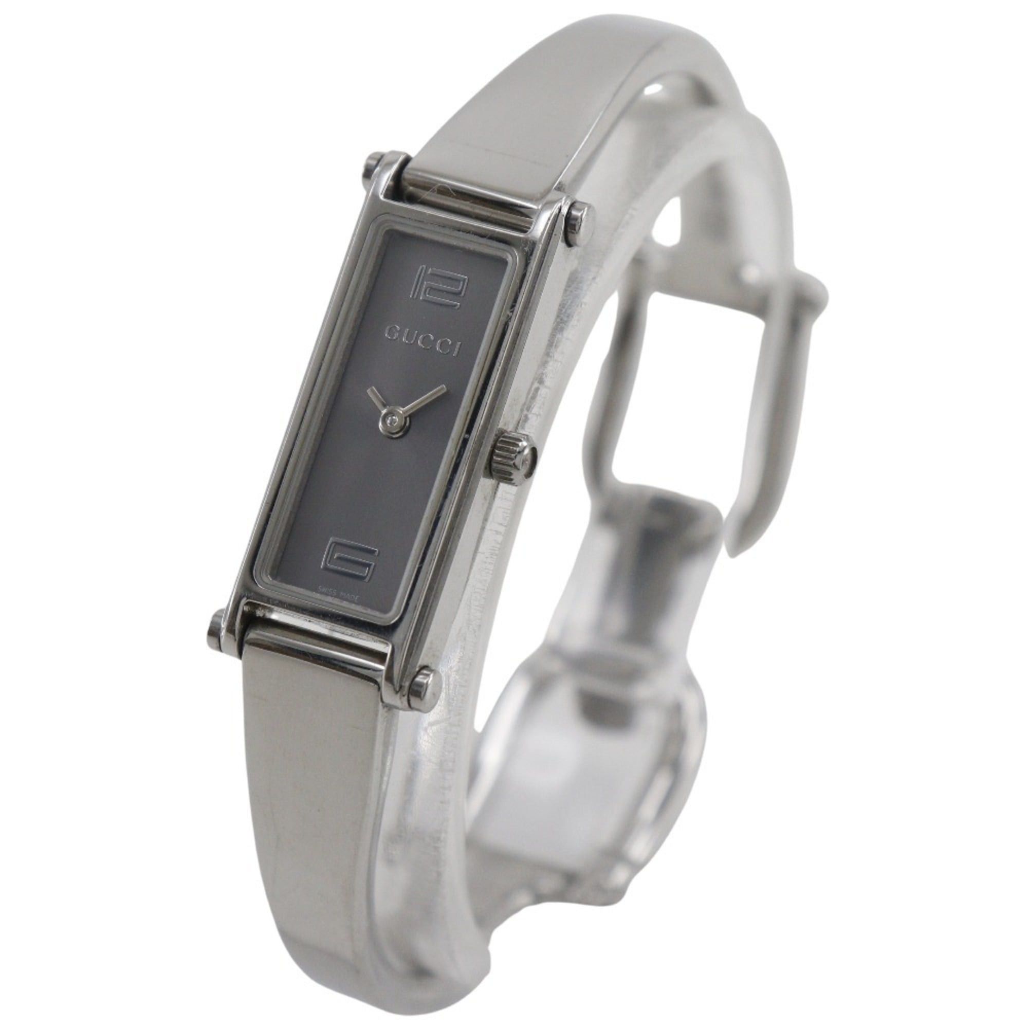 Gucci Gucci Watch 1500L Stainless Steel Quartz Analog Display Silver Dial Women's Size ONE SIZE - 2 Thumbnail