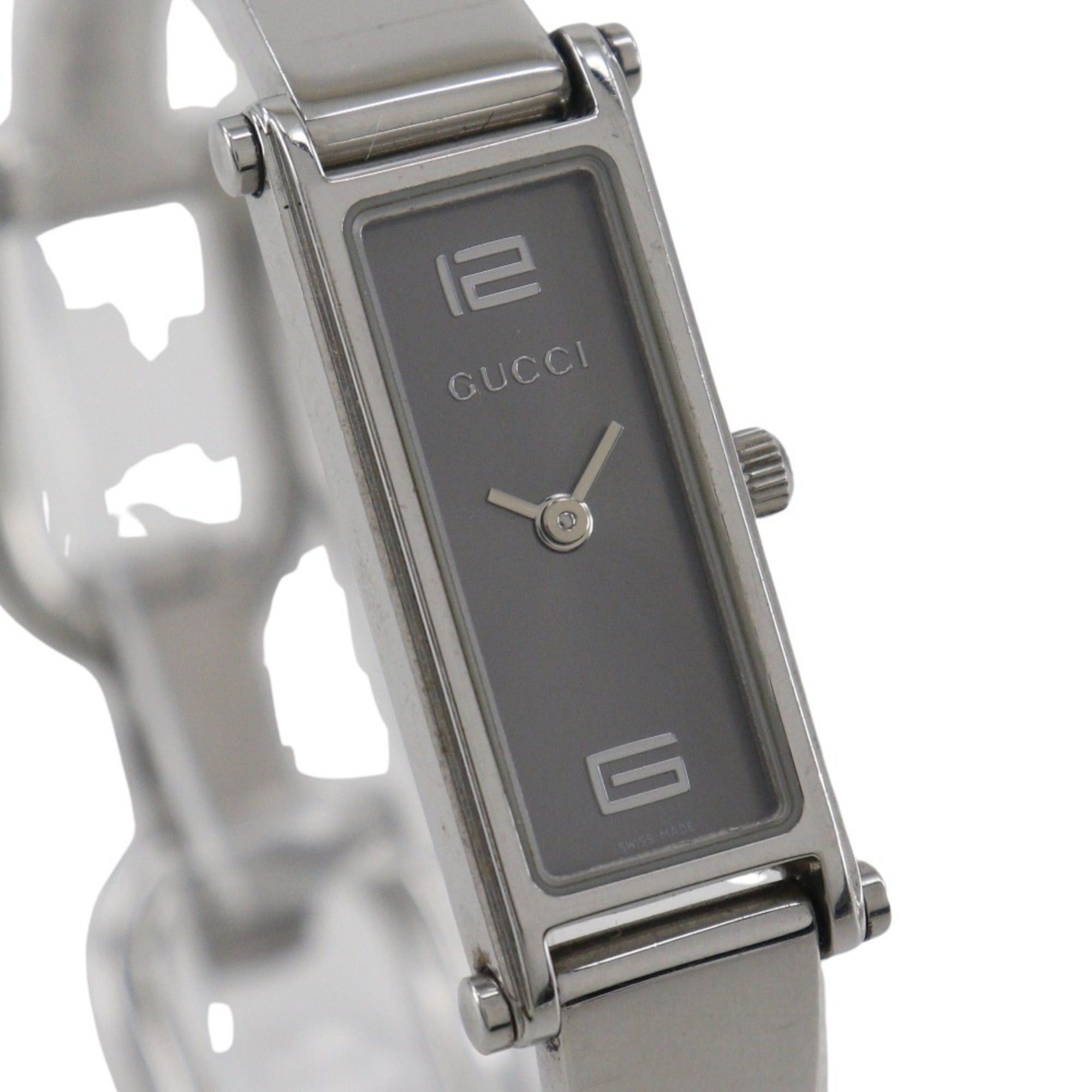 Gucci Gucci Watch 1500L Stainless Steel Quartz Analog Display Silver Dial Women's Size ONE SIZE - 3 Thumbnail