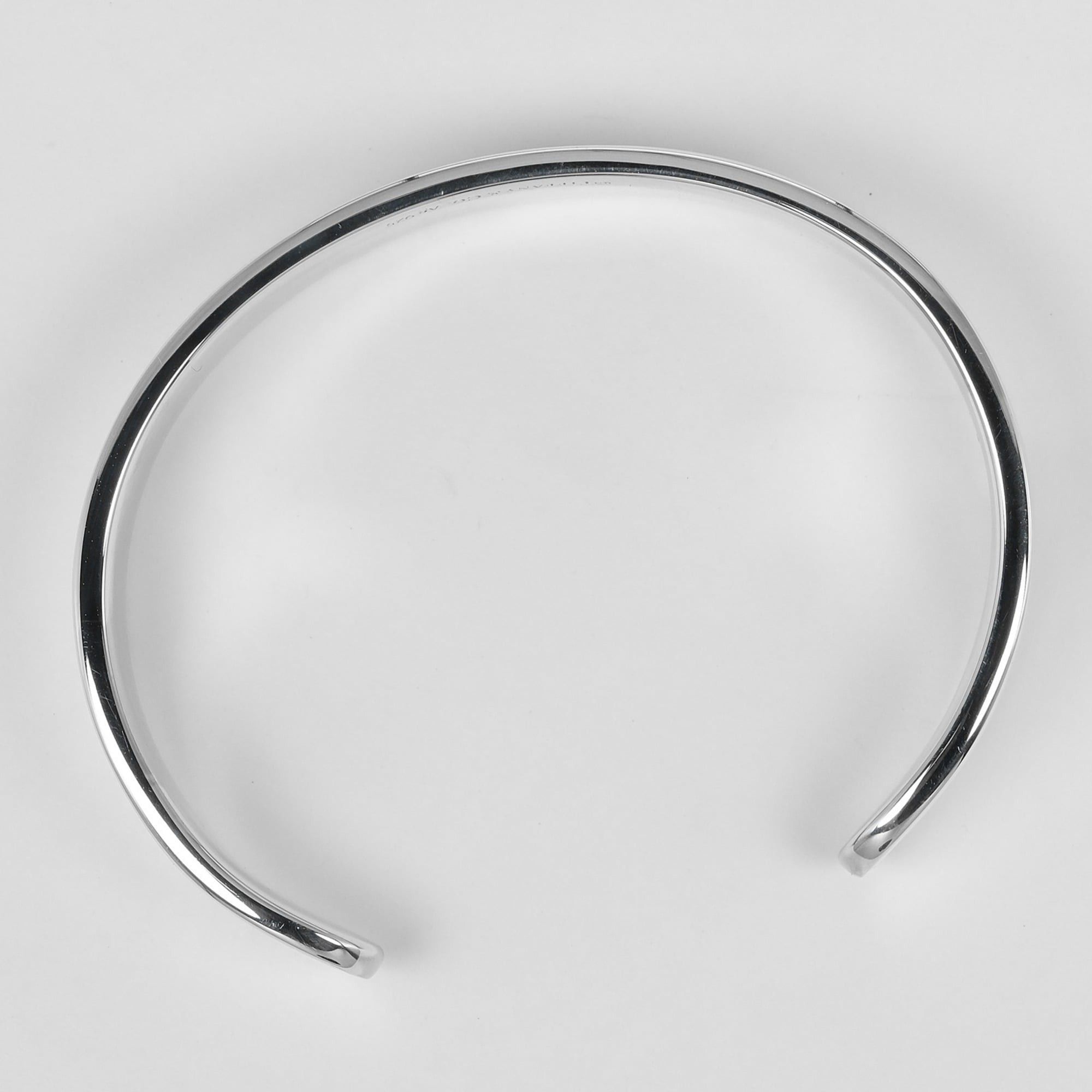 Tiffany & Co. Tiffany Bangle Return to Narrow Silver 925 Diamond Approx. 32g TIFFANY & Co. Size ONE SIZE - 9 Thumbnail