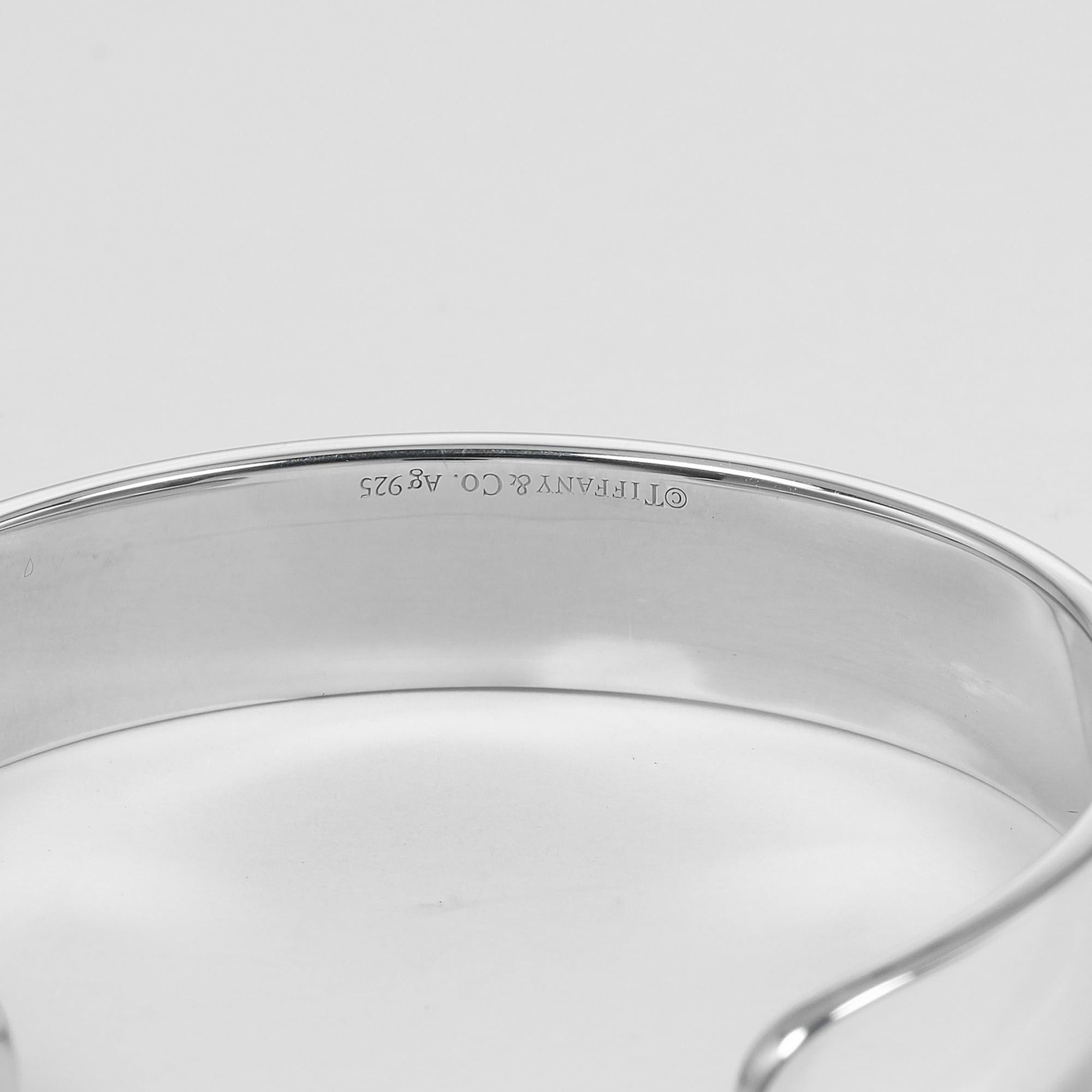 Tiffany & Co. Tiffany Bangle Return to Narrow Silver 925 Diamond Approx. 32g TIFFANY & Co. Size ONE SIZE - 4 Thumbnail