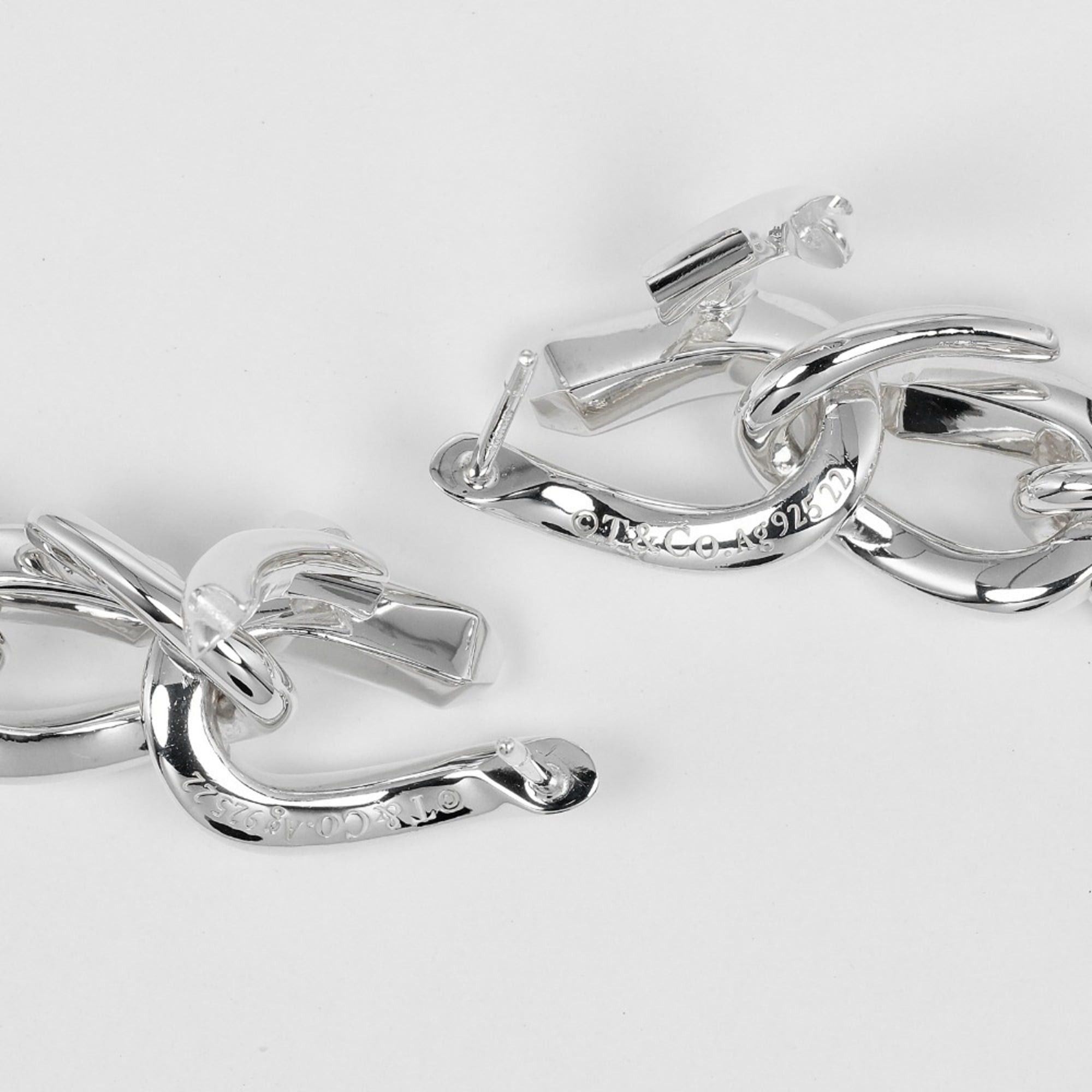 Tiffany & Co. Tiffany Earrings Forged Drop Link High Polished Silver 925 Approx. 20.3g TIFFANY & Co. Size ONE SIZE - 4 Thumbnail