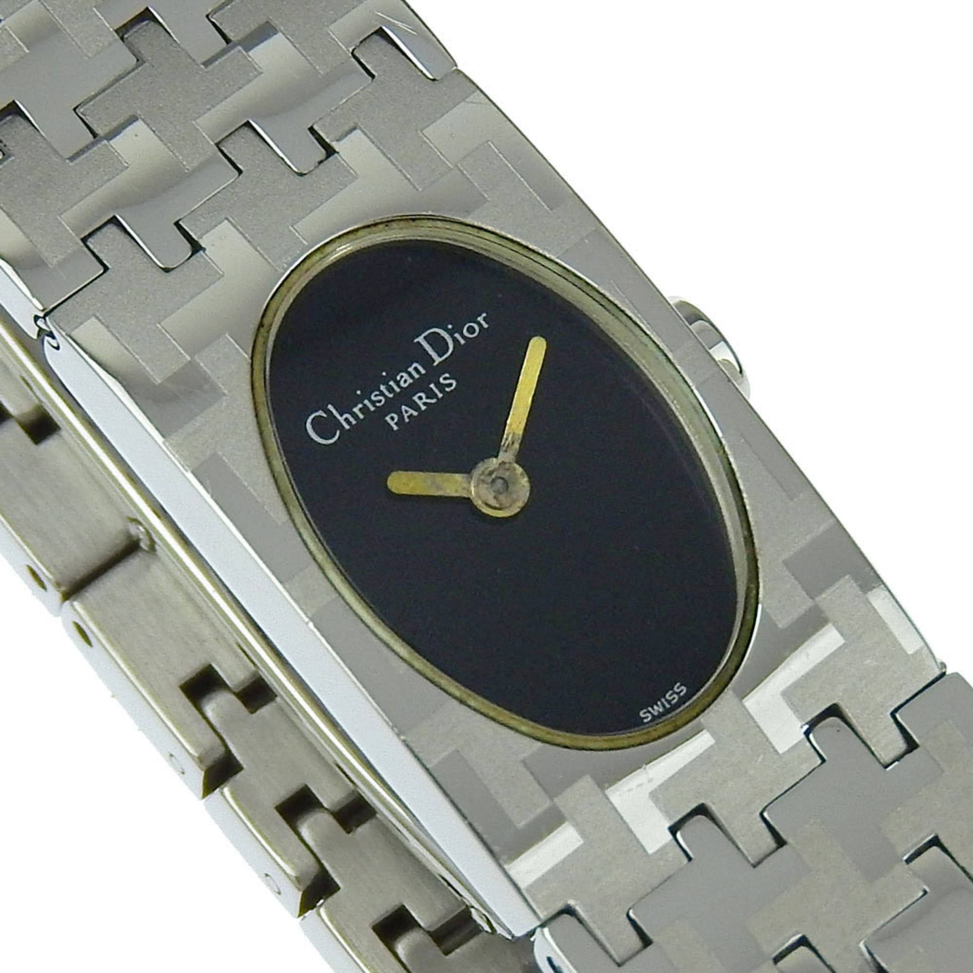 Dior Christian Dior Miss Watch D70-100 Stainless Steel Quartz Analog Display Black Dial Women's Size ONE SIZE - 3 Thumbnail