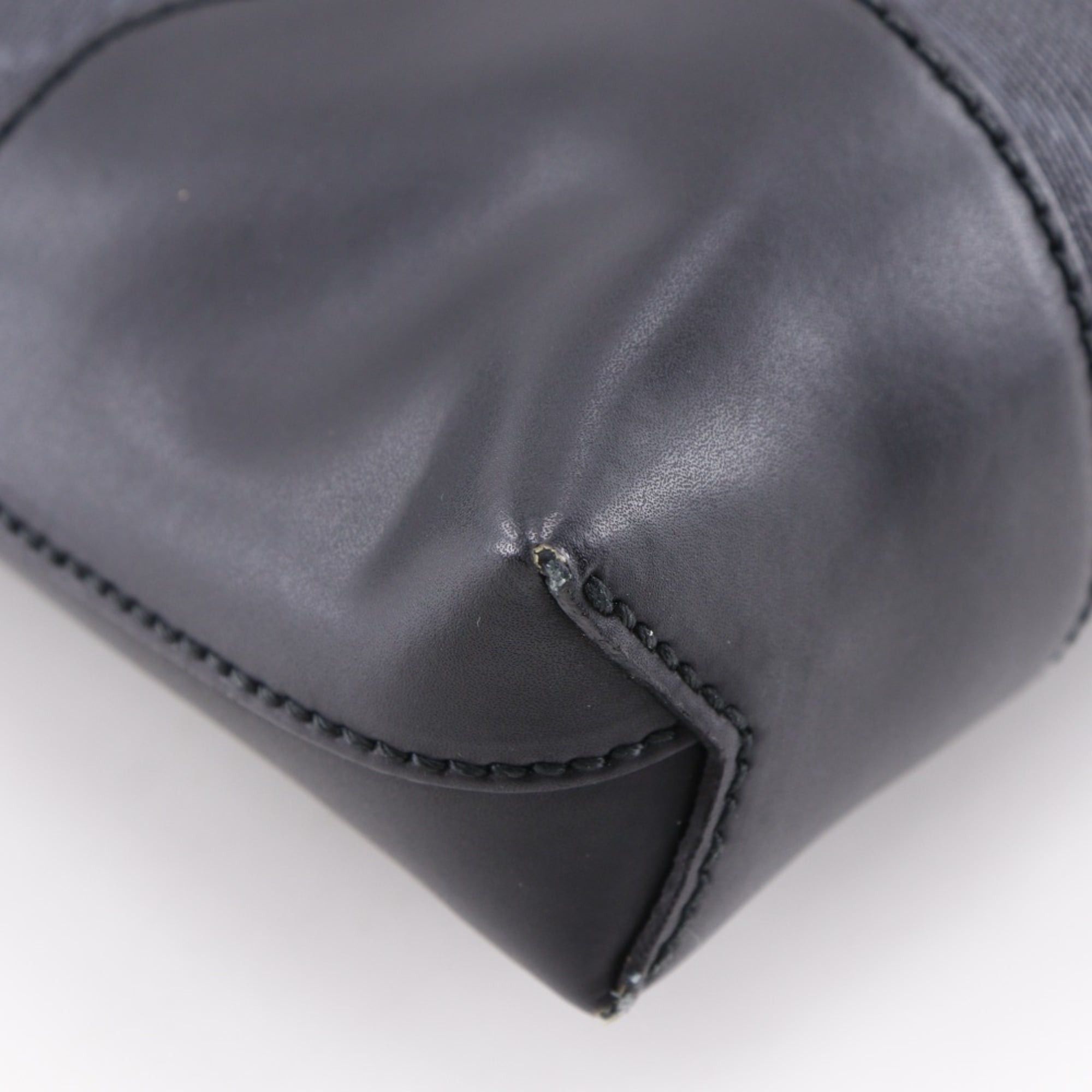 Gucci Gucci Messenger Bag Shoulder 474139 GG Supreme Canvas Black Crossbody A4 Zipper Unisex Size ONE SIZE - 4 Thumbnail