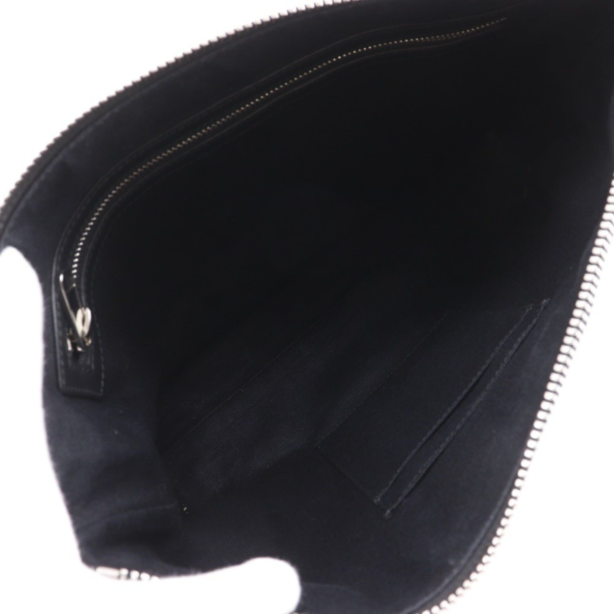Gucci Gucci Messenger Bag Shoulder 474139 GG Supreme Canvas Black Crossbody A4 Zipper Unisex Size ONE SIZE - 8 Thumbnail