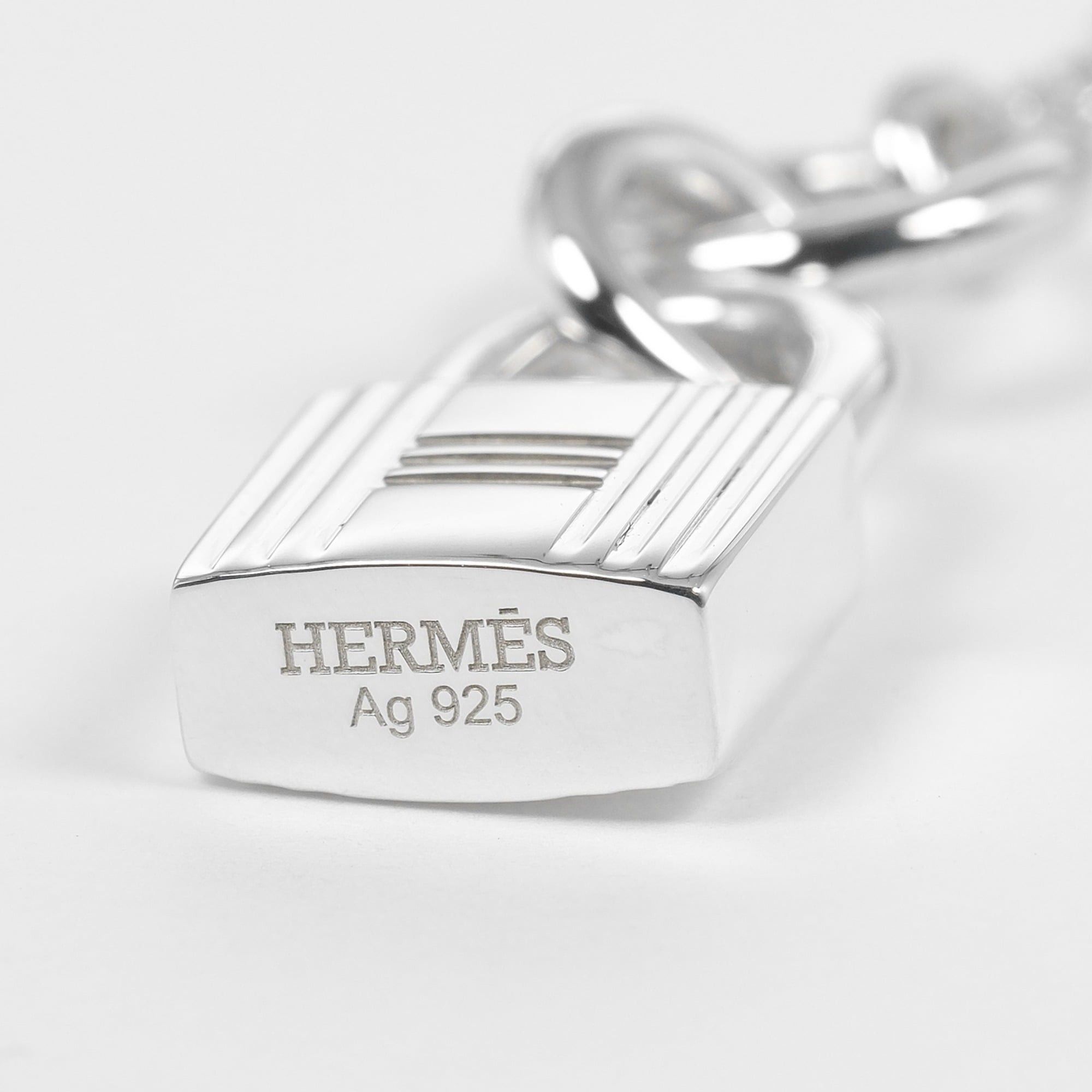 Hermes Hermes Cadena Amulet Necklace Silver 925 Approx. 12.16g Women's Size ONE SIZE - 4 Thumbnail