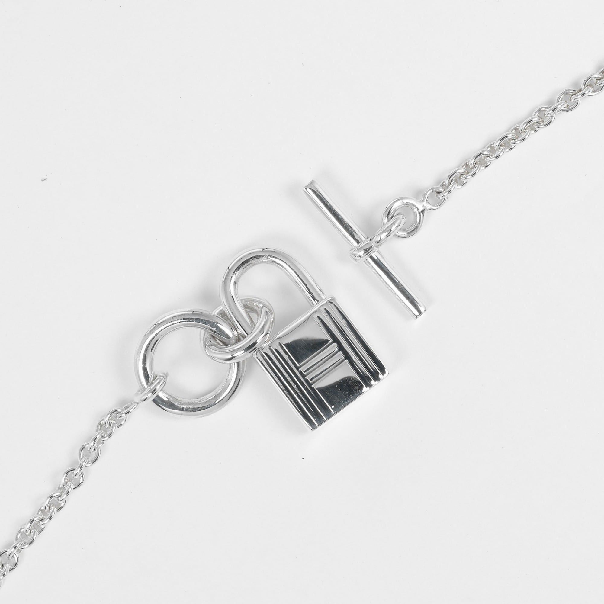 Hermes Hermes Cadena Amulet Necklace Silver 925 Approx. 12.16g Women's Size ONE SIZE - 7 Thumbnail