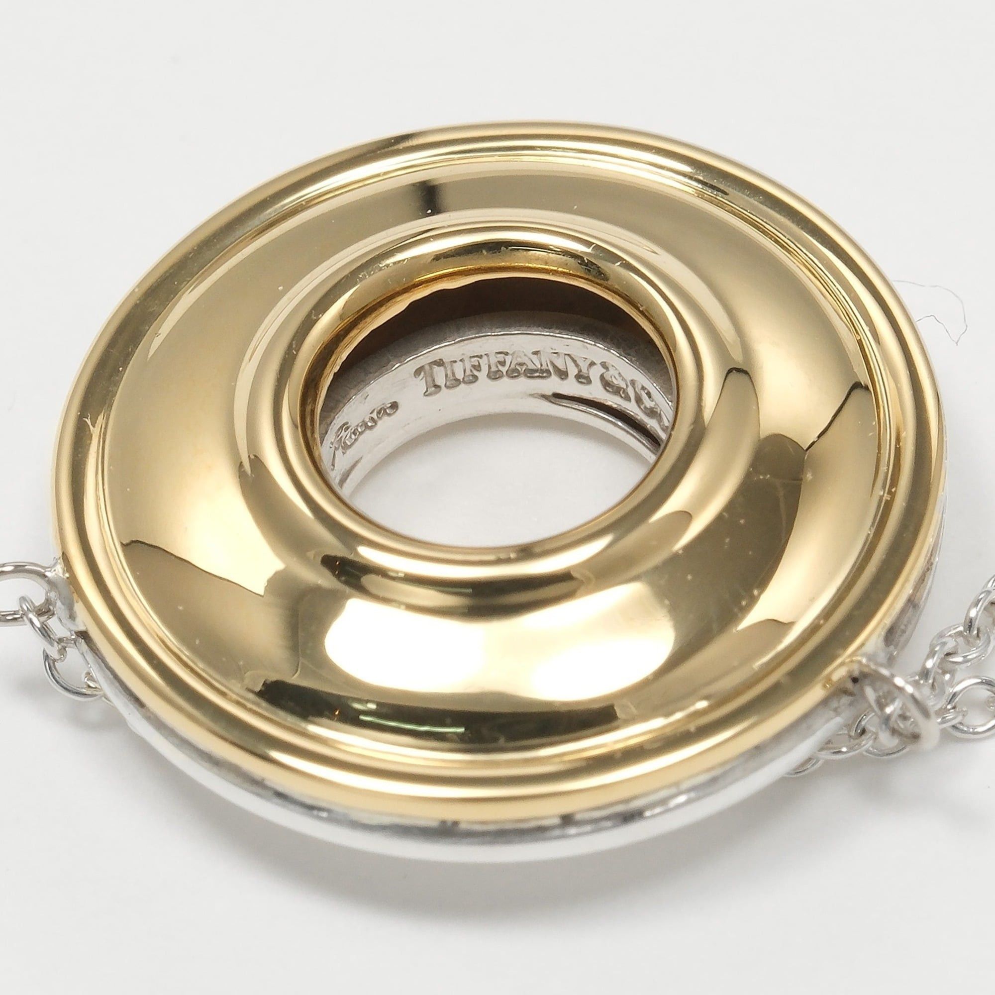 Tiffany & Co. Tiffany & Co. Magic Circle Necklace, 925 Sterling Silver x 18K Yellow Gold, Approx. 3.5g, Women's Size ONE SIZE - 4 Thumbnail