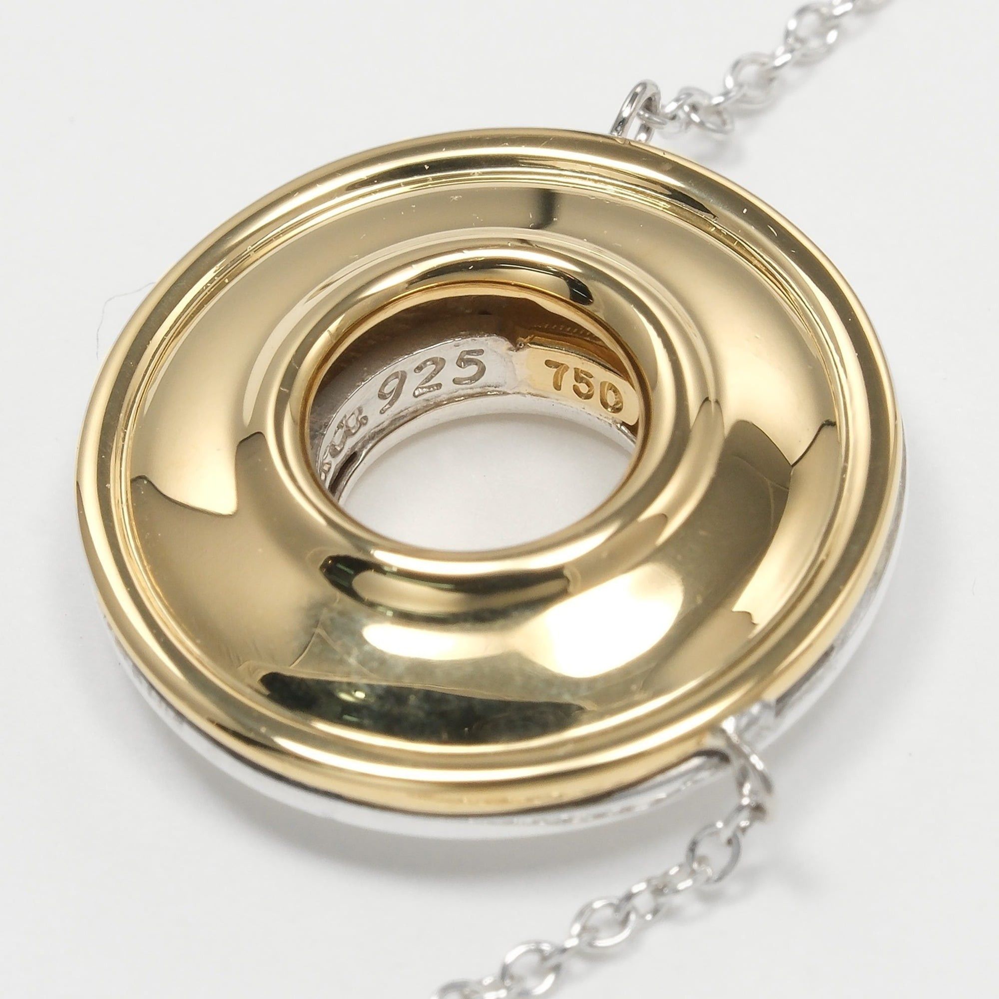 Tiffany & Co. Tiffany & Co. Magic Circle Necklace, 925 Sterling Silver x 18K Yellow Gold, Approx. 3.5g, Women's Size ONE SIZE - 6 Thumbnail