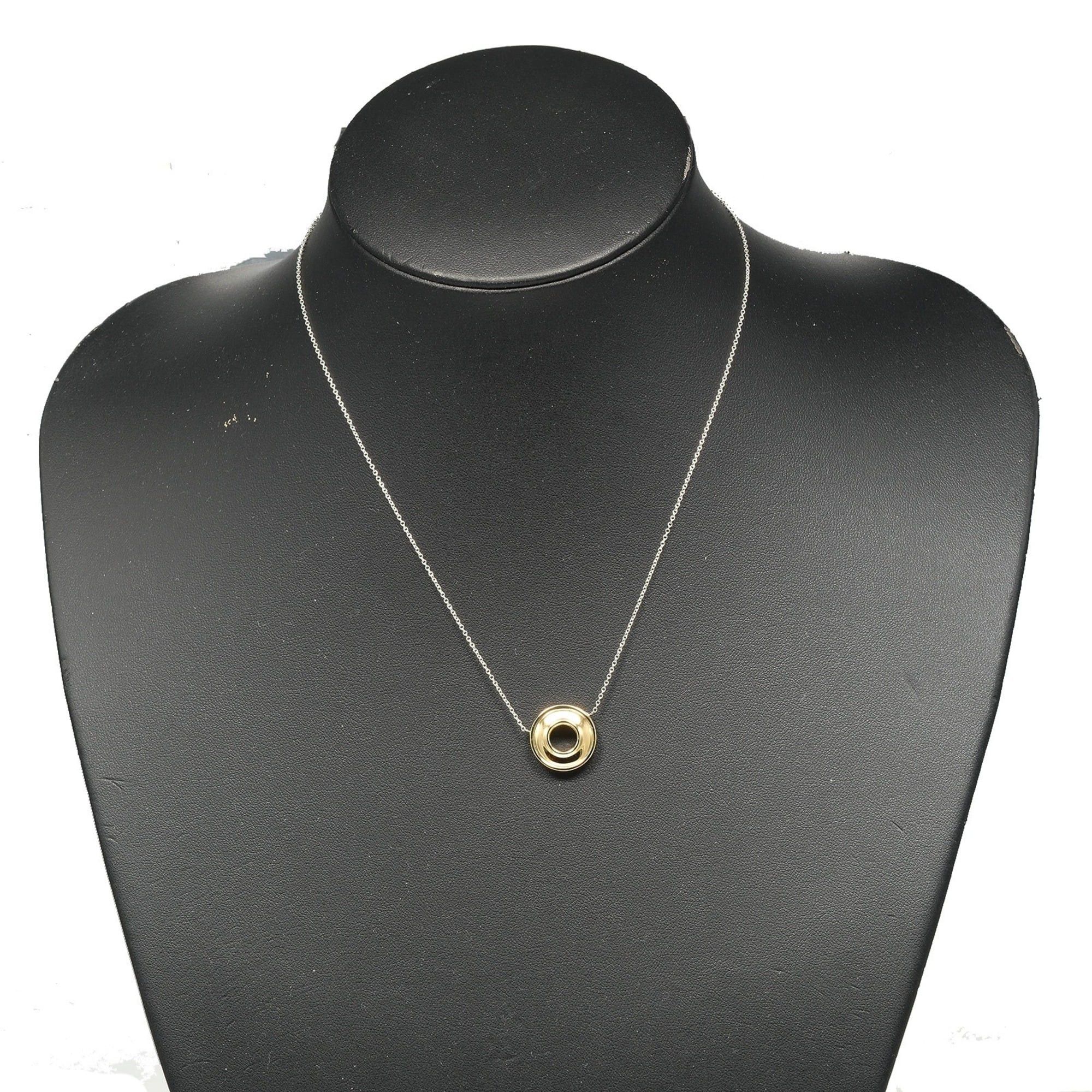 Tiffany & Co. Tiffany & Co. Magic Circle Necklace, 925 Sterling Silver x 18K Yellow Gold, Approx. 3.5g, Women's Size ONE SIZE - 2 Thumbnail