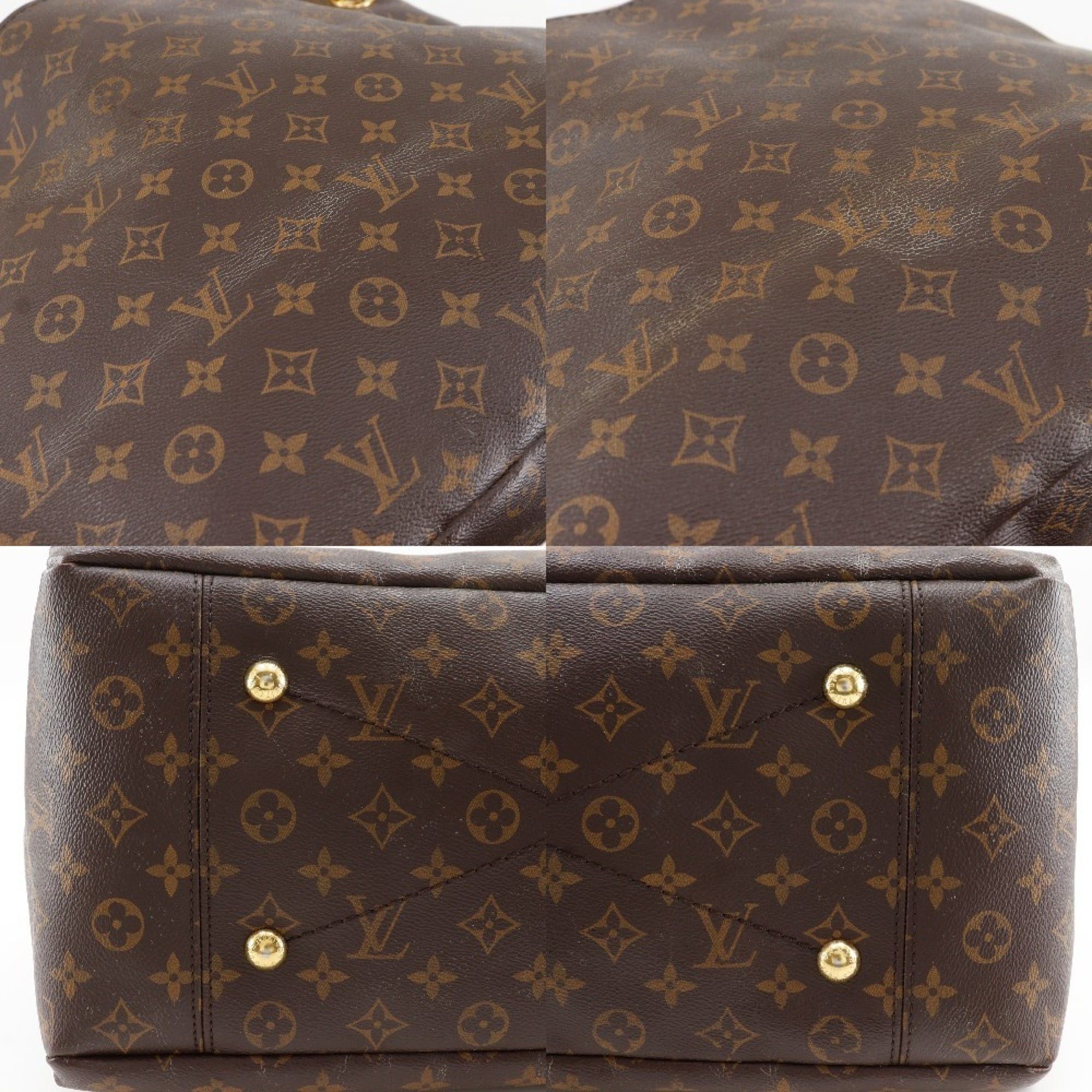 Louis Vuitton Louis Vuitton Arti MM Shoulder Bag M40249 Monogram Canvas Brown A4 Open Women's Size ONE SIZE - 14 Thumbnail
