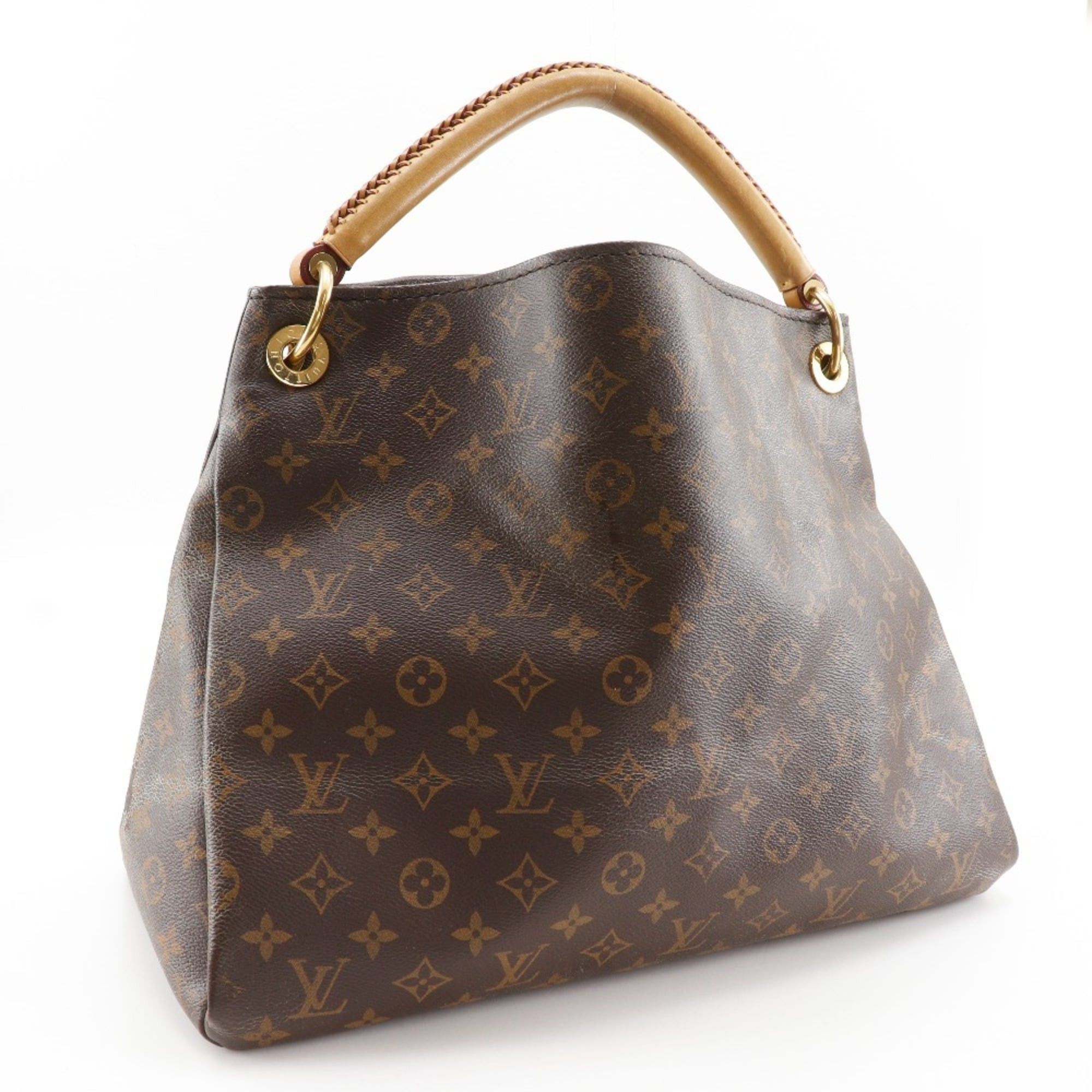 Louis Vuitton Louis Vuitton Arti MM Shoulder Bag M40249 Monogram Canvas Brown A4 Open Women's Size ONE SIZE - 3 Thumbnail