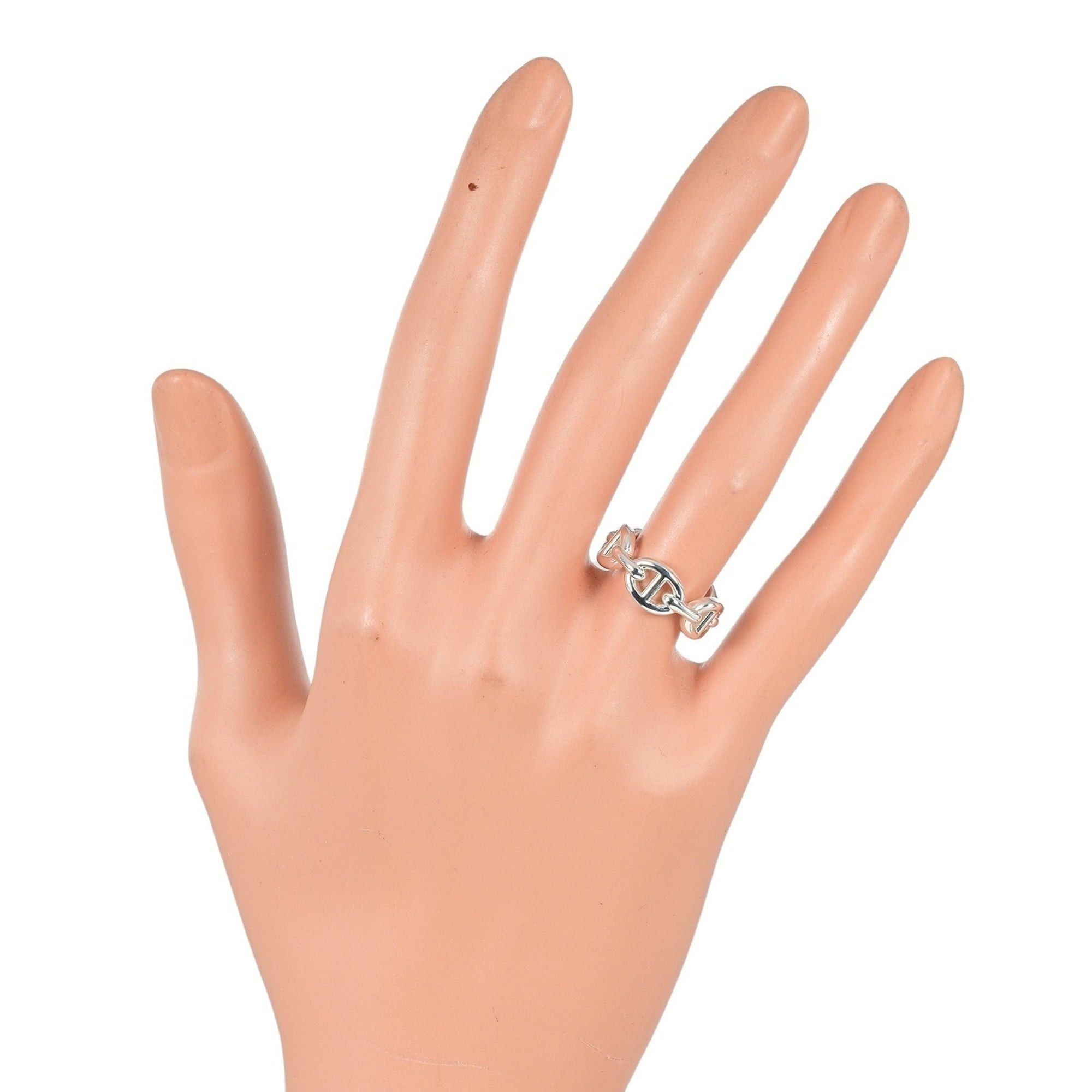Hermes Hermes Ring Chaine d'Ancre Enchaine PM Size 8 Silver 925 Approx. 5.4g HERMES Size ONE SIZE - 2 Thumbnail