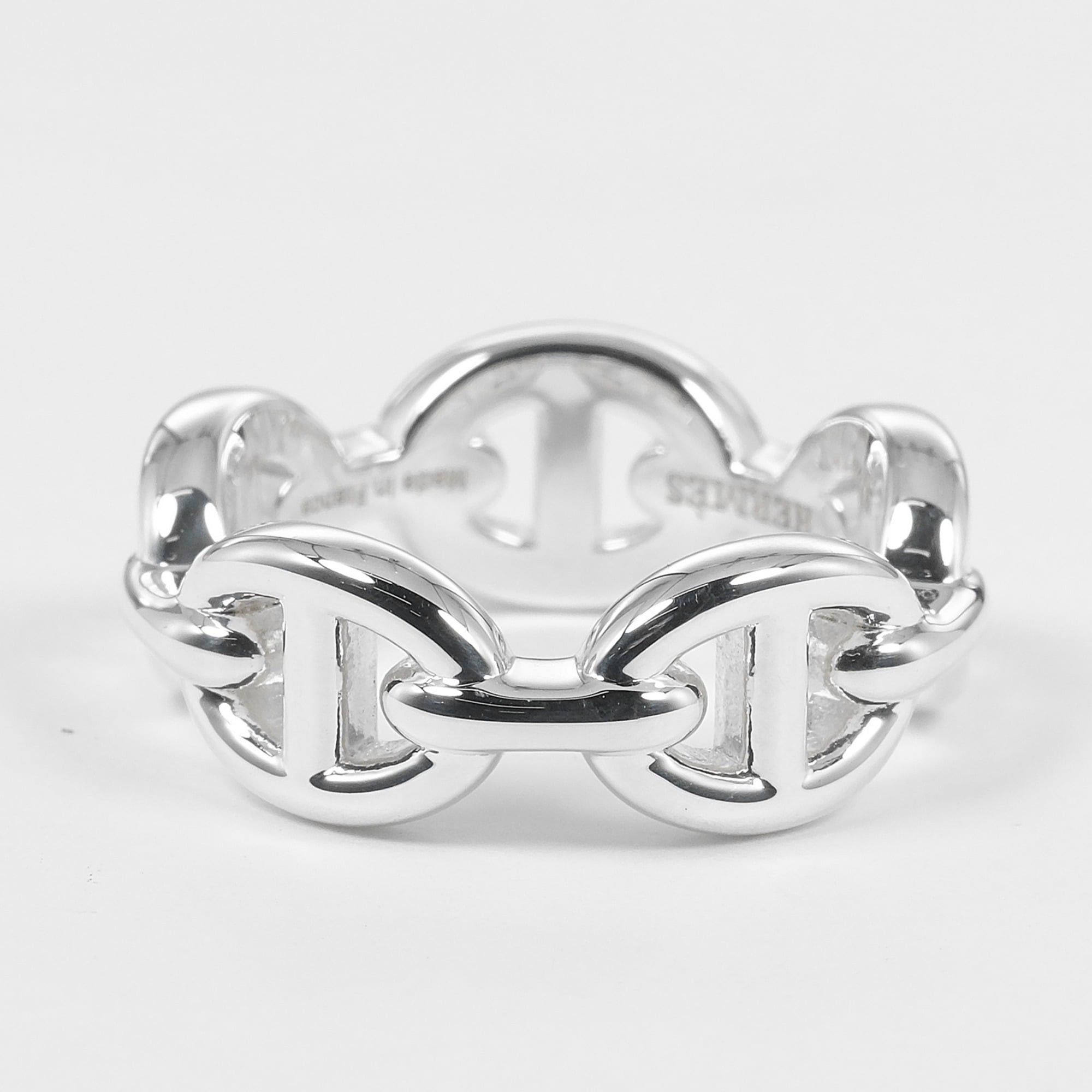Hermes Hermes Ring Chaine d'Ancre Enchaine PM Size 8 Silver 925 Approx. 5.4g HERMES Size ONE SIZE - 5 Thumbnail