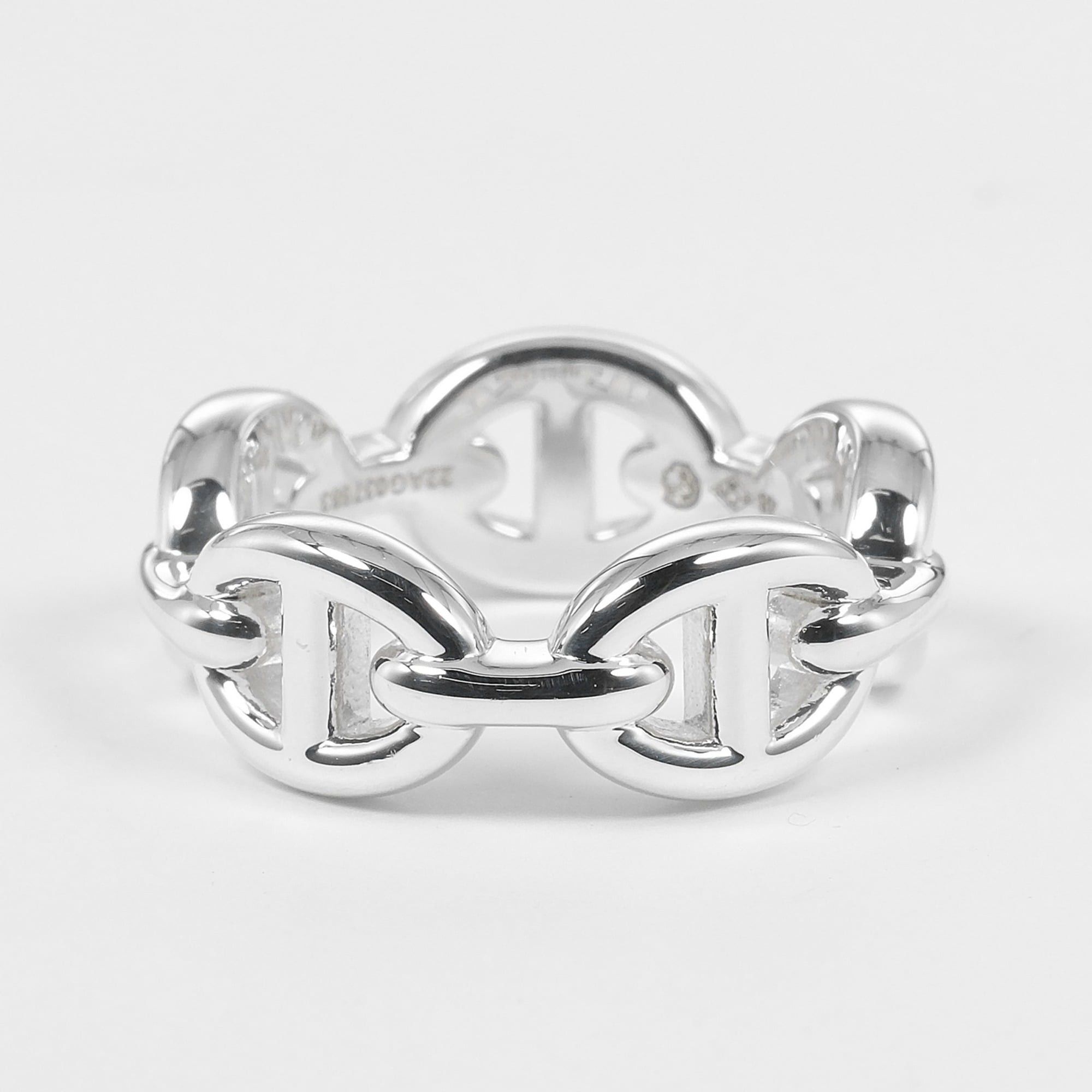 Hermes Hermes Ring Chaine d'Ancre Enchaine PM Size 8 Silver 925 Approx. 5.4g HERMES Size ONE SIZE - 6 Thumbnail