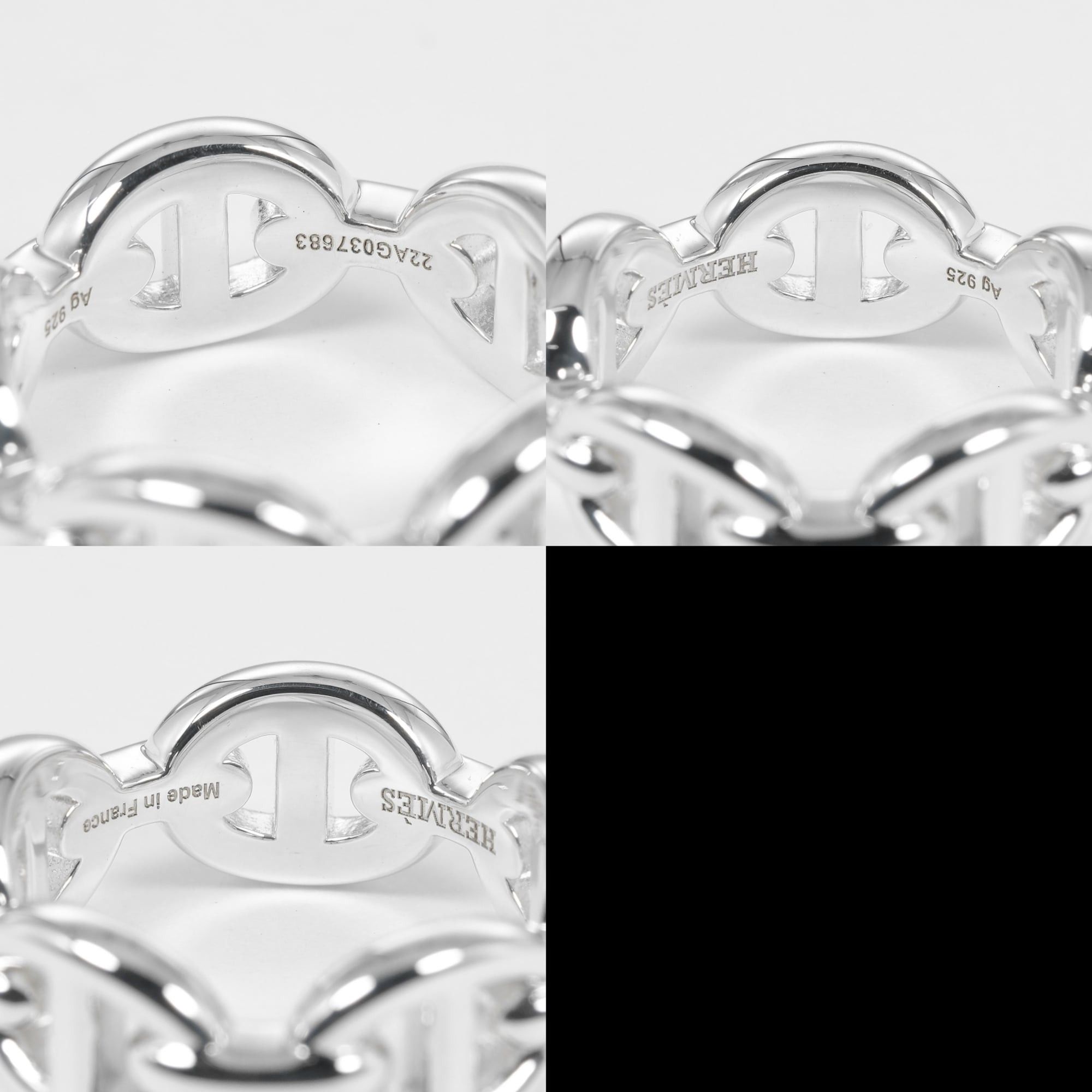 Hermes Hermes Ring Chaine d'Ancre Enchaine PM Size 8 Silver 925 Approx. 5.4g HERMES Size ONE SIZE - 4 Thumbnail