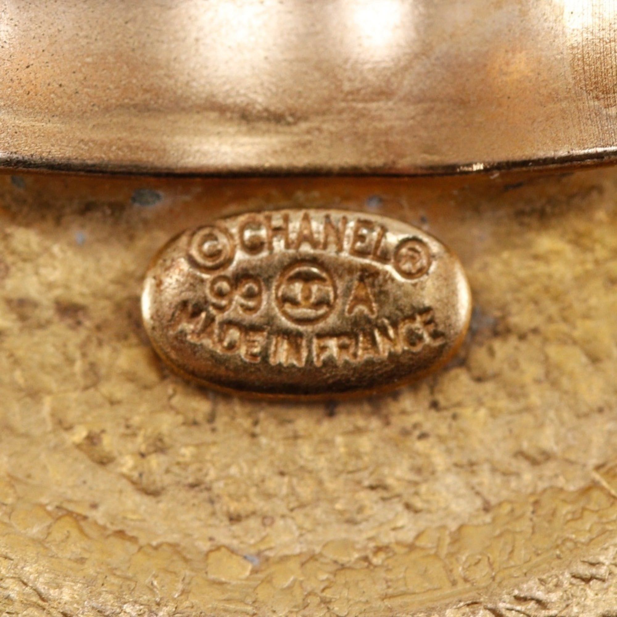 Chanel CHANEL Flower motif ring, size 13, free size, gold plated, 1999, 99A, flower, approximately 4.5g, flower motif, women's Size ONE SIZE - 8 Thumbnail