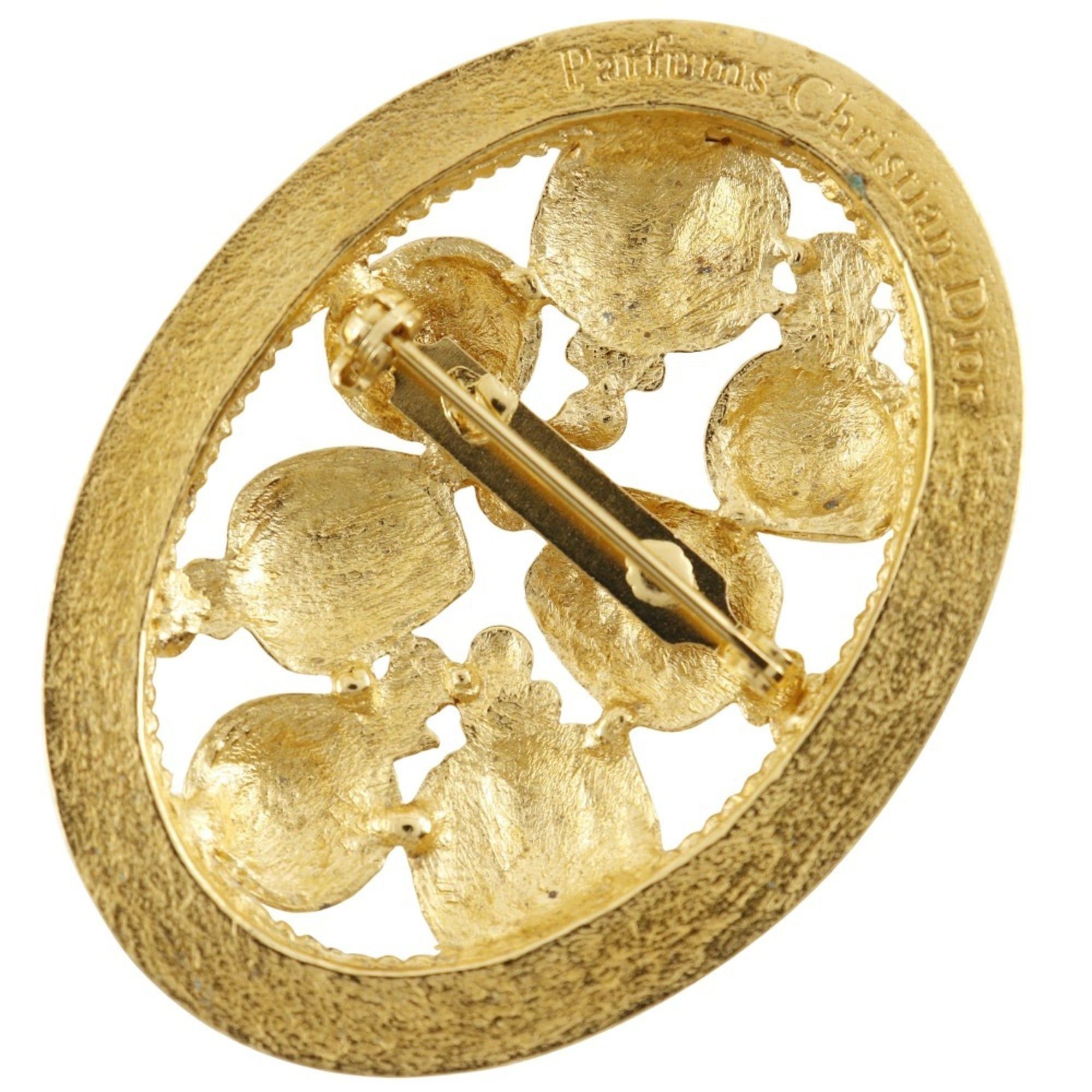 Dior Christian Dior Perfume Bottle Brooch Motif Gold Plated Approx. 17g Women's Size ONE SIZE - 2 Thumbnail