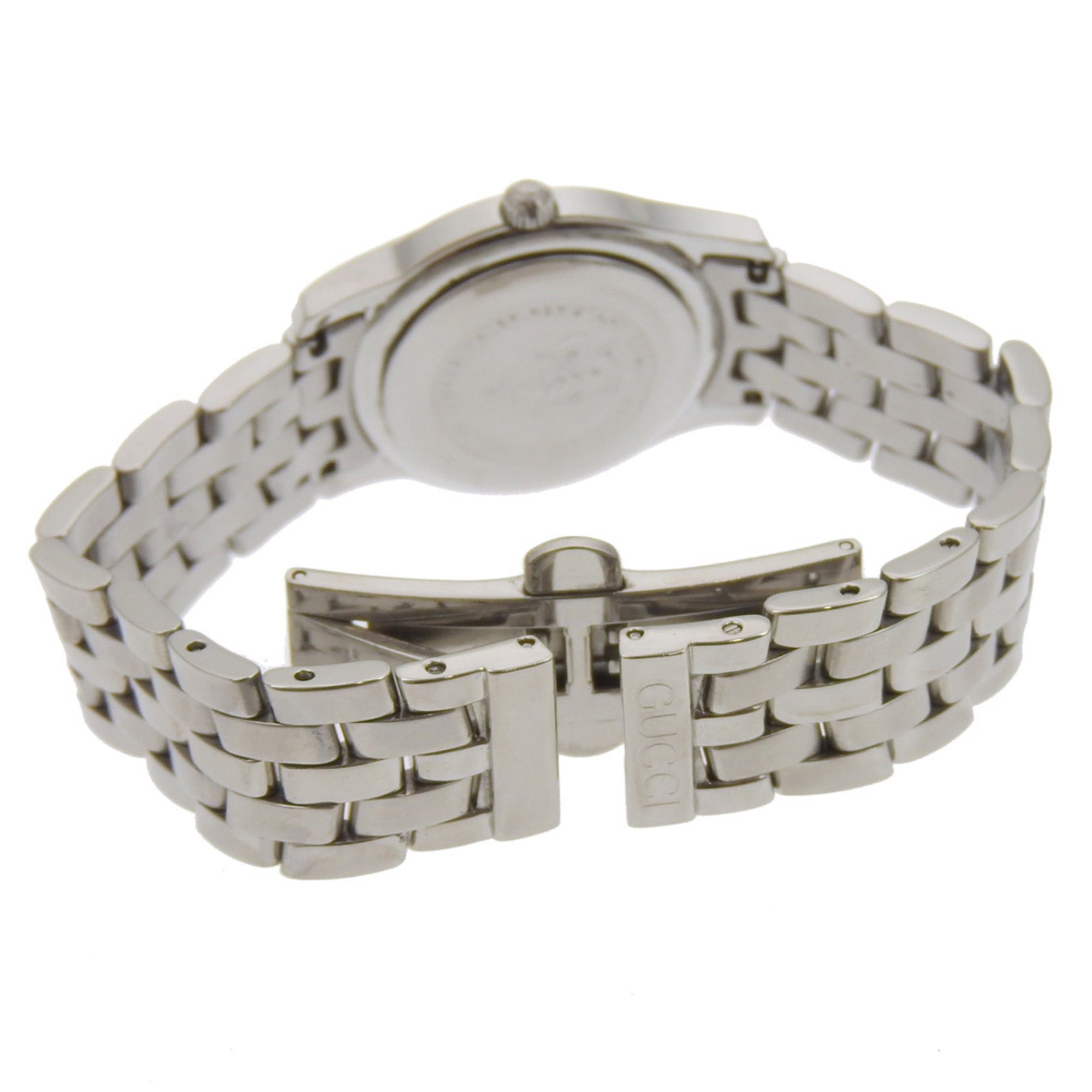 Gucci Gucci Watch 5500L Stainless Steel Quartz Analog Display Black Dial Women's Size ONE SIZE - 4 Thumbnail