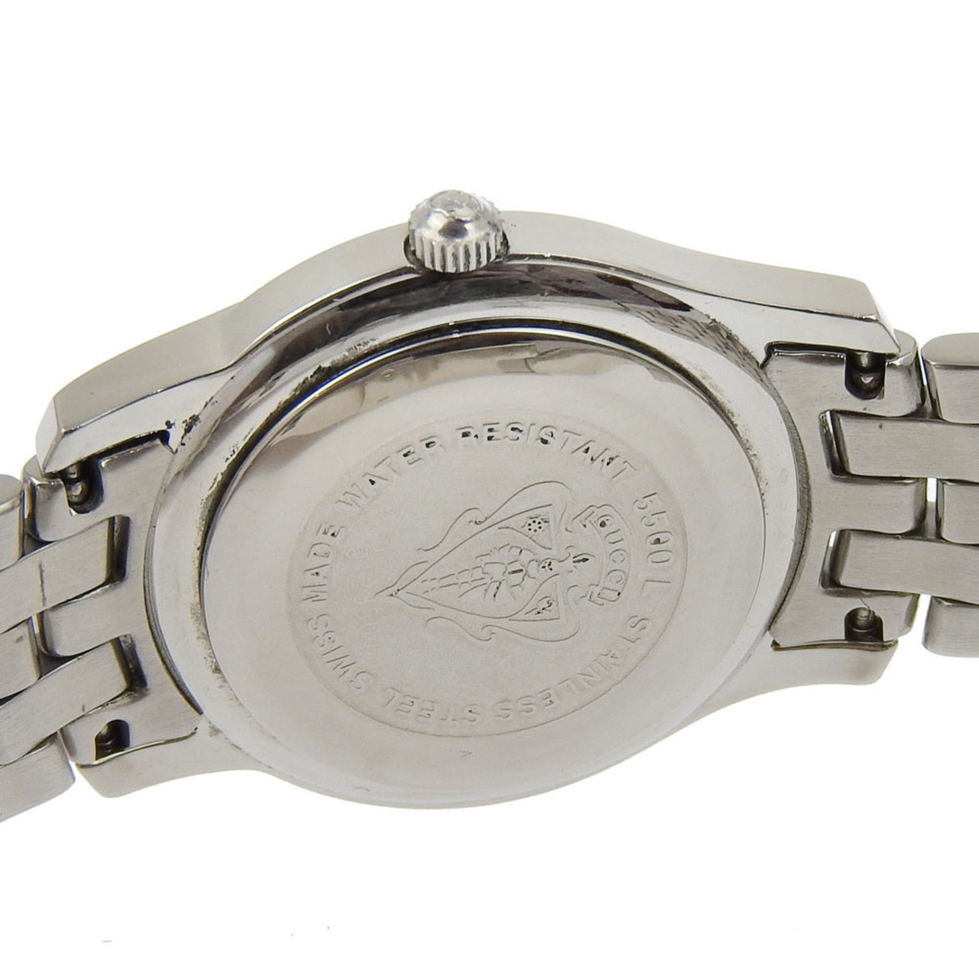 Gucci Gucci Watch 5500L Stainless Steel Quartz Analog Display Black Dial Women's Size ONE SIZE - 7 Thumbnail