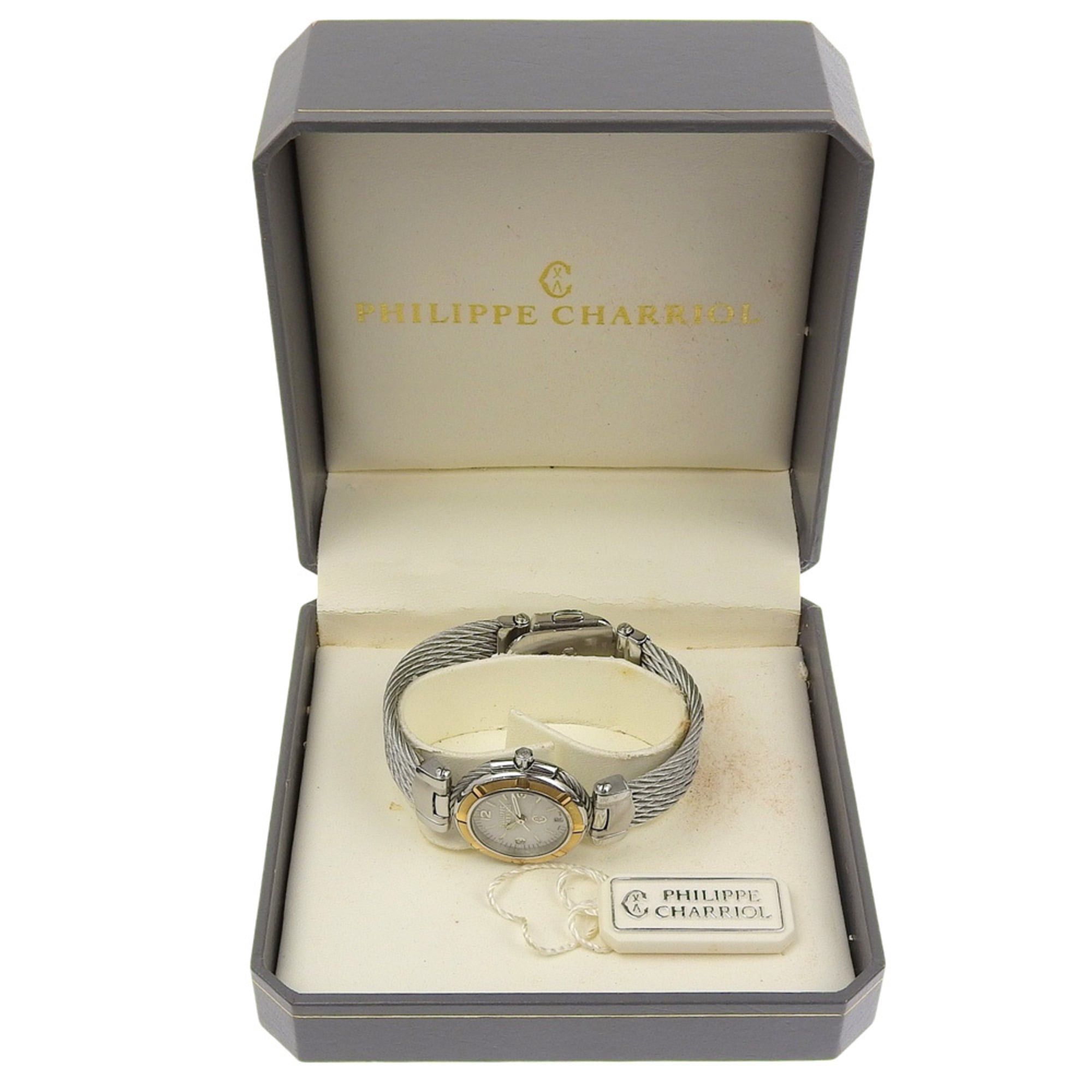 Other CHARRIOL Wristwatch 53.97.3654 Stainless Steel Quartz Analog Display White Dial Women's Size ONE SIZE - 8 Thumbnail