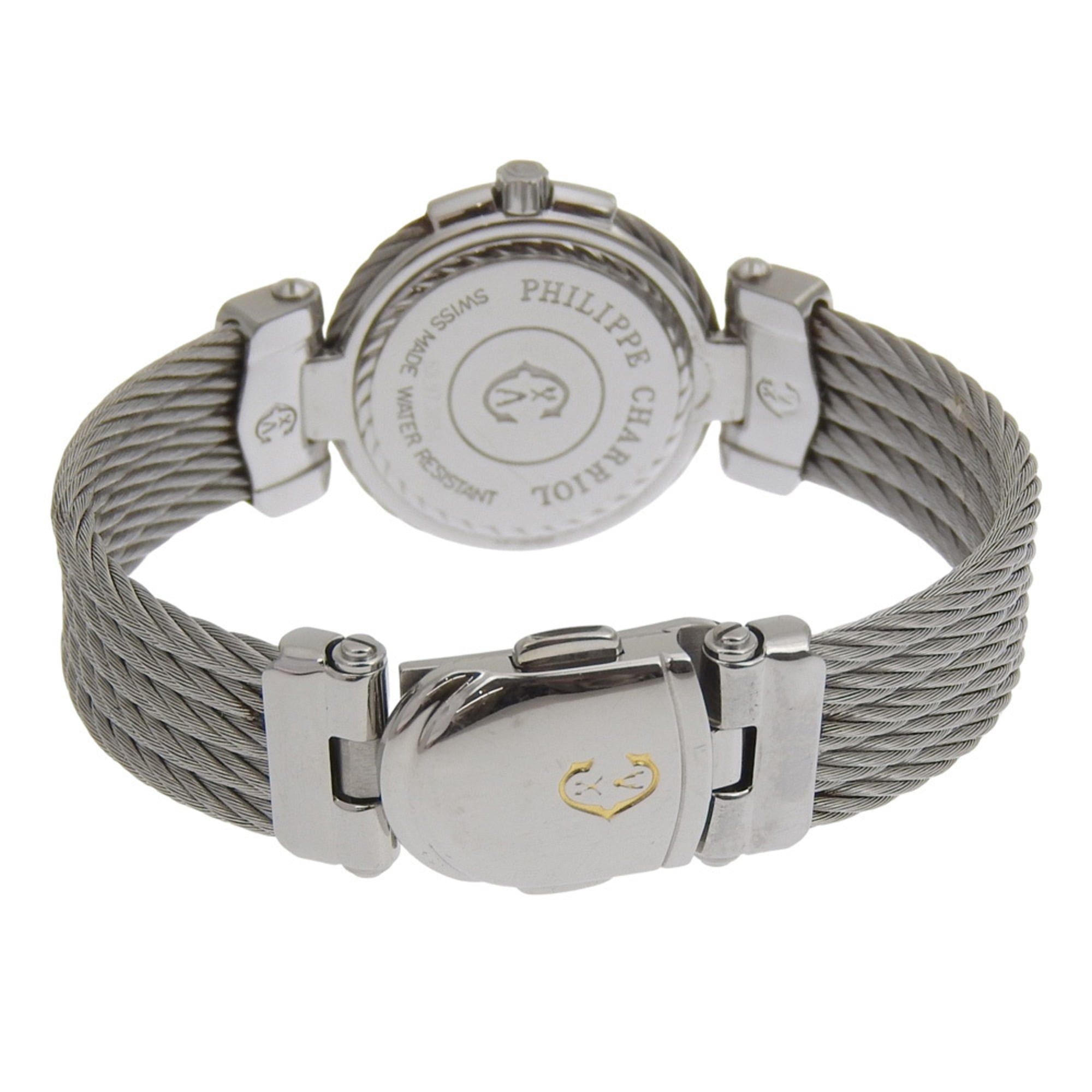 Other CHARRIOL Wristwatch 53.97.3654 Stainless Steel Quartz Analog Display White Dial Women's Size ONE SIZE - 4 Thumbnail