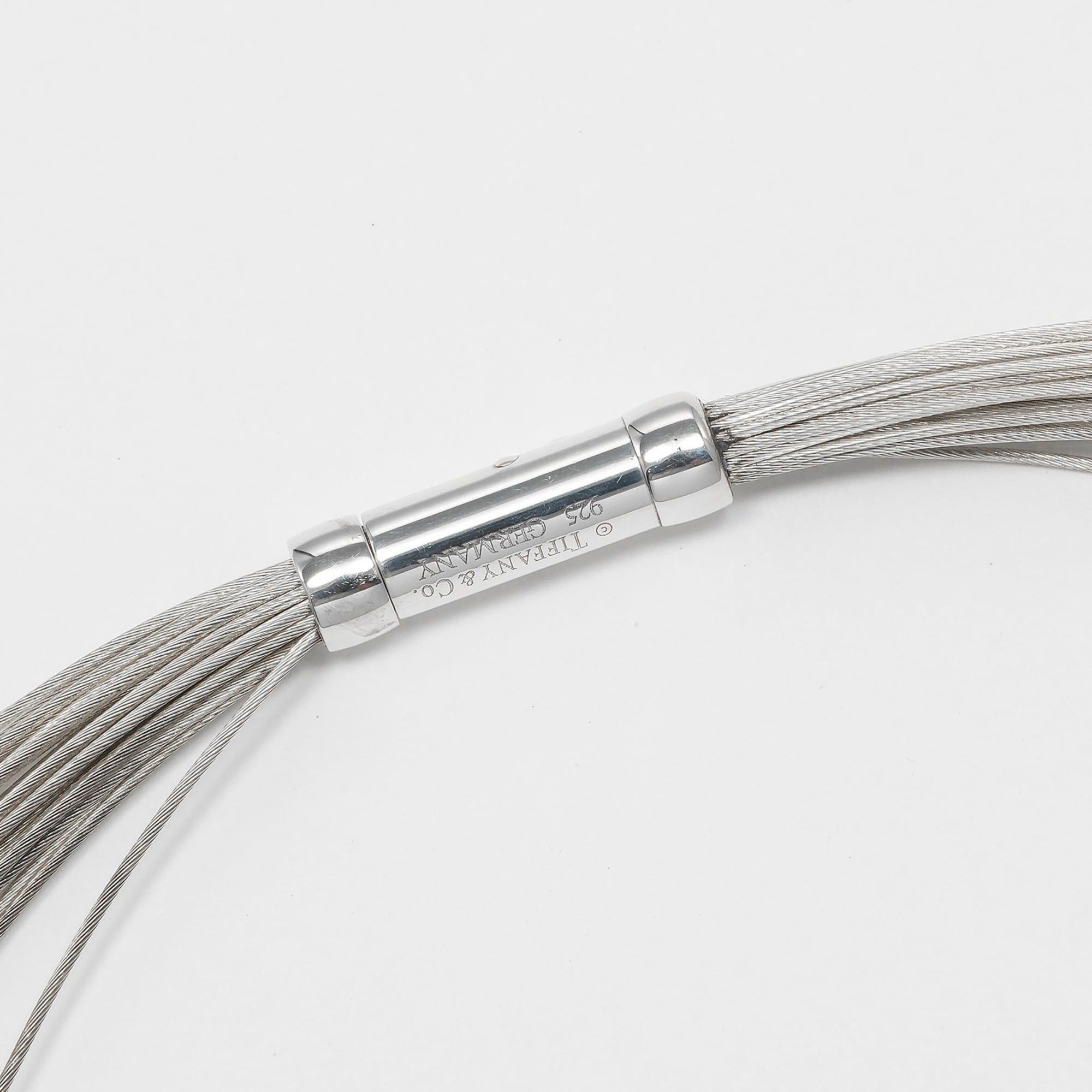 Tiffany & Co. Tiffany & Co. 30-strand wire vintage necklace, 925 silver, approximately 29.2g, vintage, women's Size ONE SIZE - 6 Thumbnail