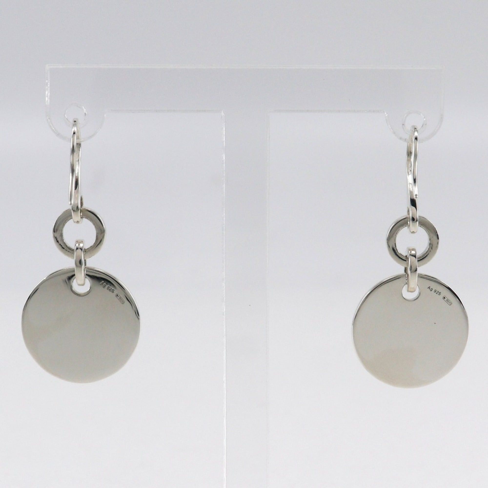 Gucci Gucci Trademark Earrings Logo Round Silver 925 Approx. 12.1g Women's Size ONE SIZE - 3 Thumbnail