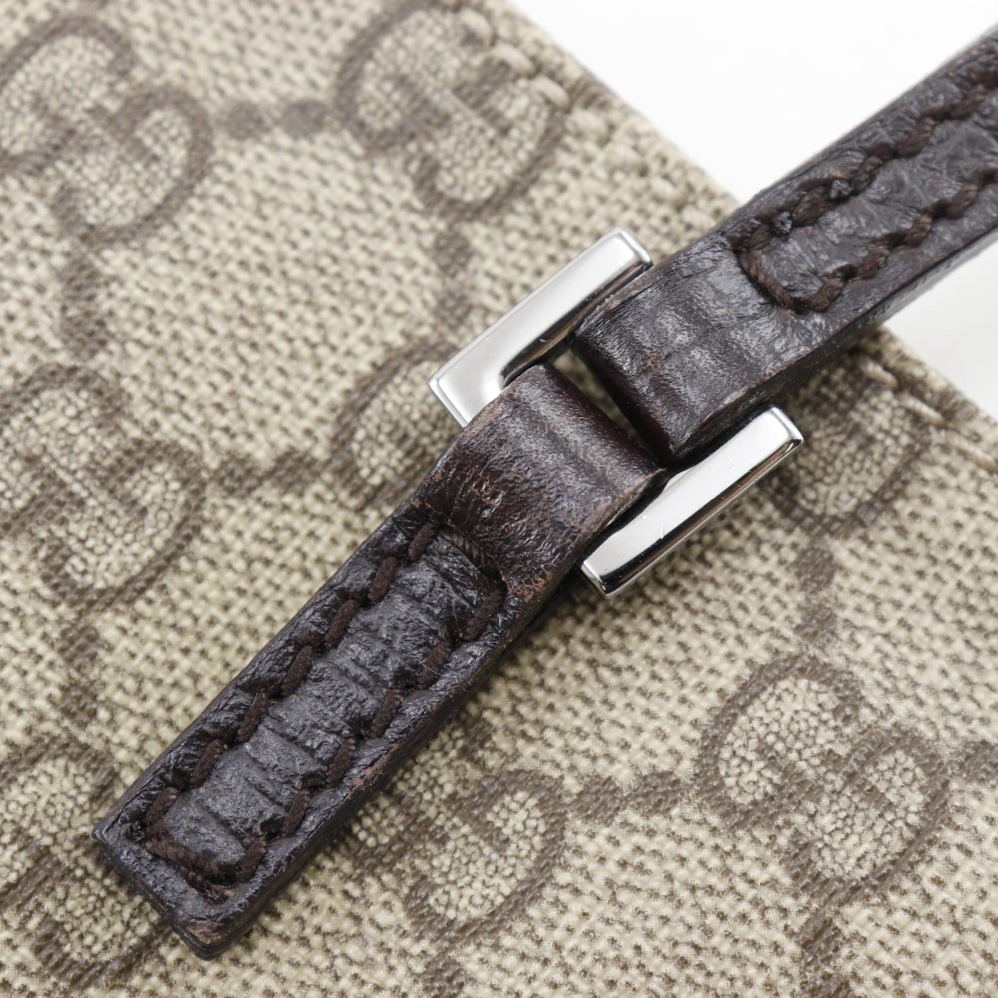 Gucci Gucci Tote Bag Handbag 117551 GG Supreme Canvas Brown A4 Magnetic Type Unisex Size ONE SIZE - 16 Thumbnail
