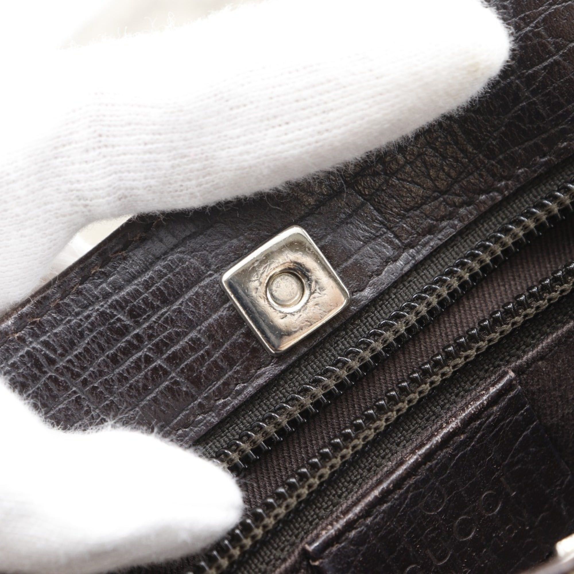 Gucci Gucci Tote Bag Handbag 117551 GG Supreme Canvas Brown A4 Magnetic Type Unisex Size ONE SIZE - 10 Thumbnail