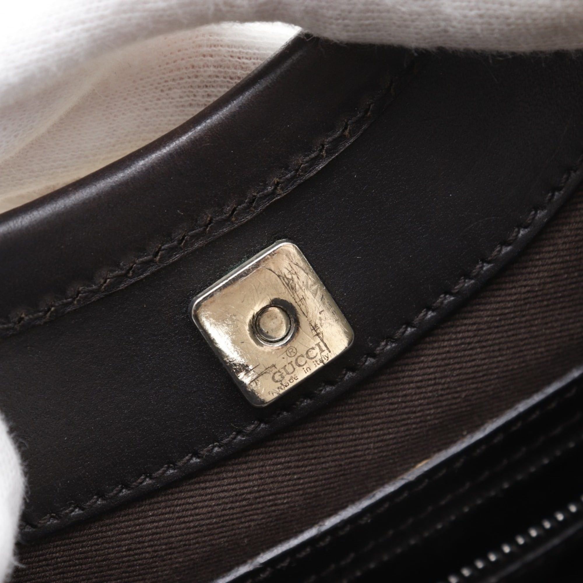 Gucci Gucci Semi-Shoulder Shoulder Bag 1669 GG Canvas Brown A5 Magnetic Type Women's Size ONE SIZE - 12 Thumbnail