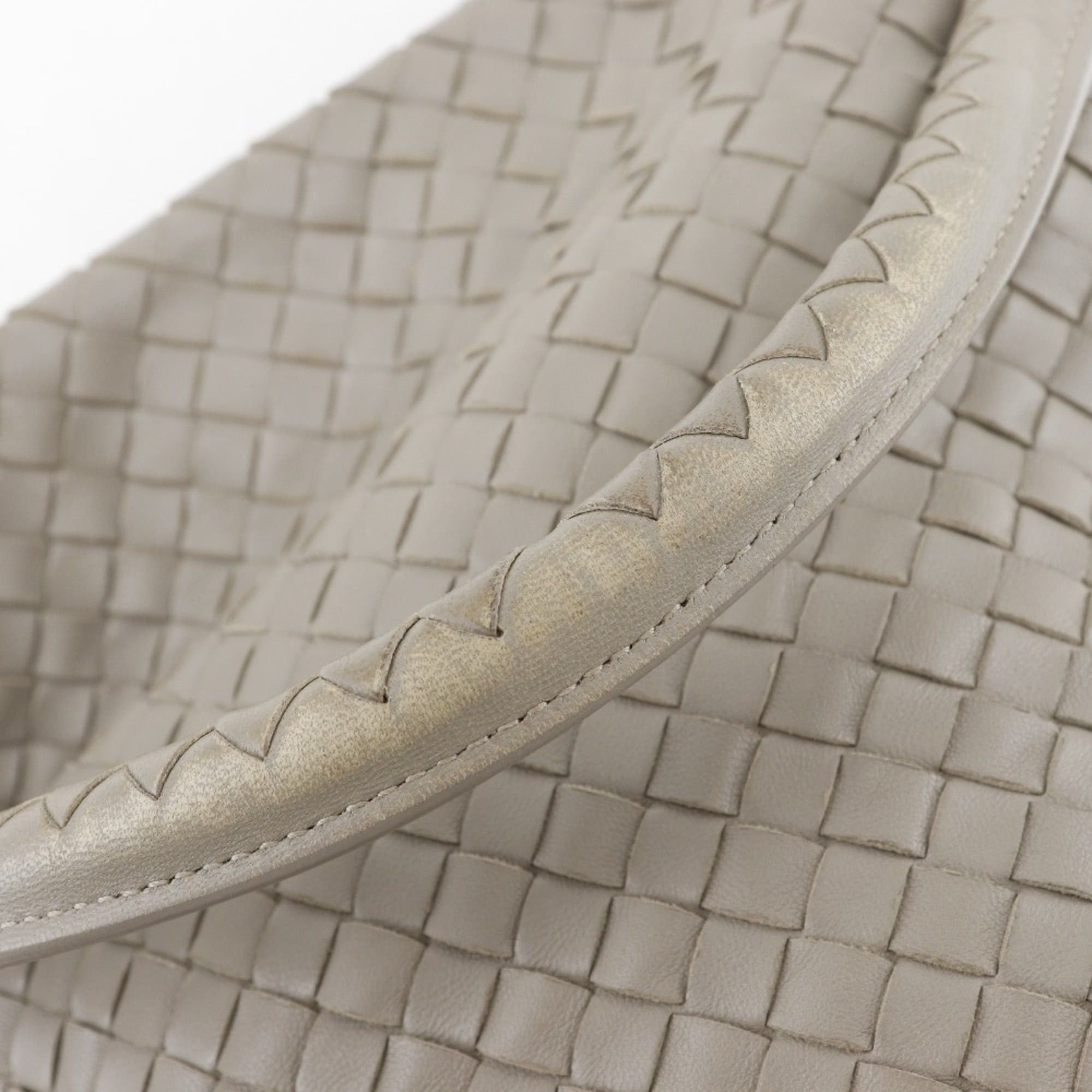 Bottega Veneta Bottega Veneta Bucket-shaped shoulder bag Intrecciato lambskin grey Shoulder A5 Magnetic type Bucket Women's Size ONE SIZE - 13 Thumbnail