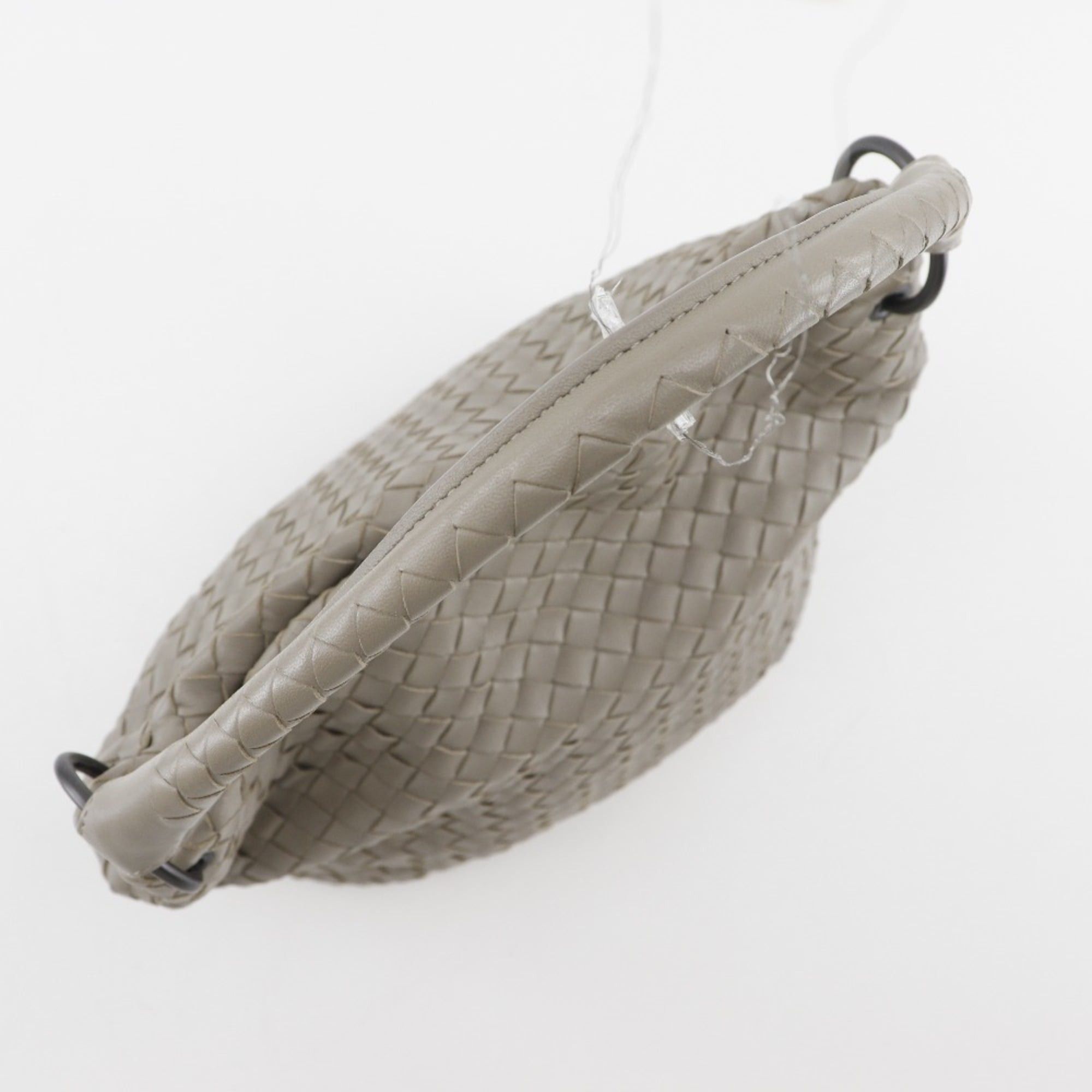 Bottega Veneta Bottega Veneta Bucket-shaped shoulder bag Intrecciato lambskin grey Shoulder A5 Magnetic type Bucket Women's Size ONE SIZE - 8 Thumbnail