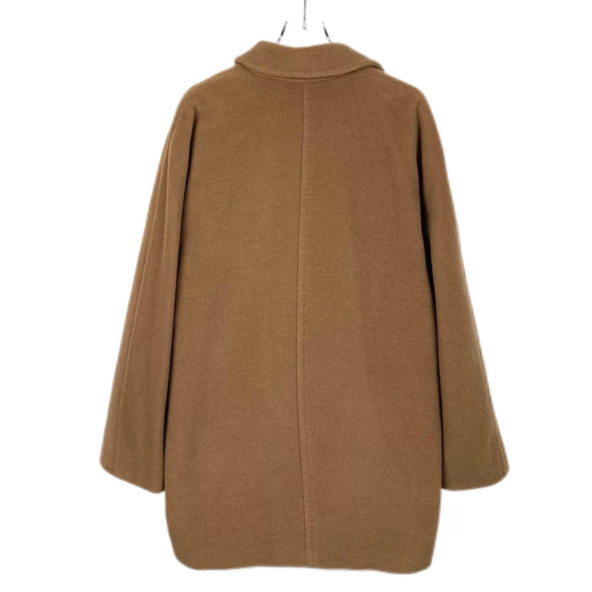 Max Mara brown double-breasted coat by MaxMara Size US L / EU 52-54 / 3 - 2 Thumbnail