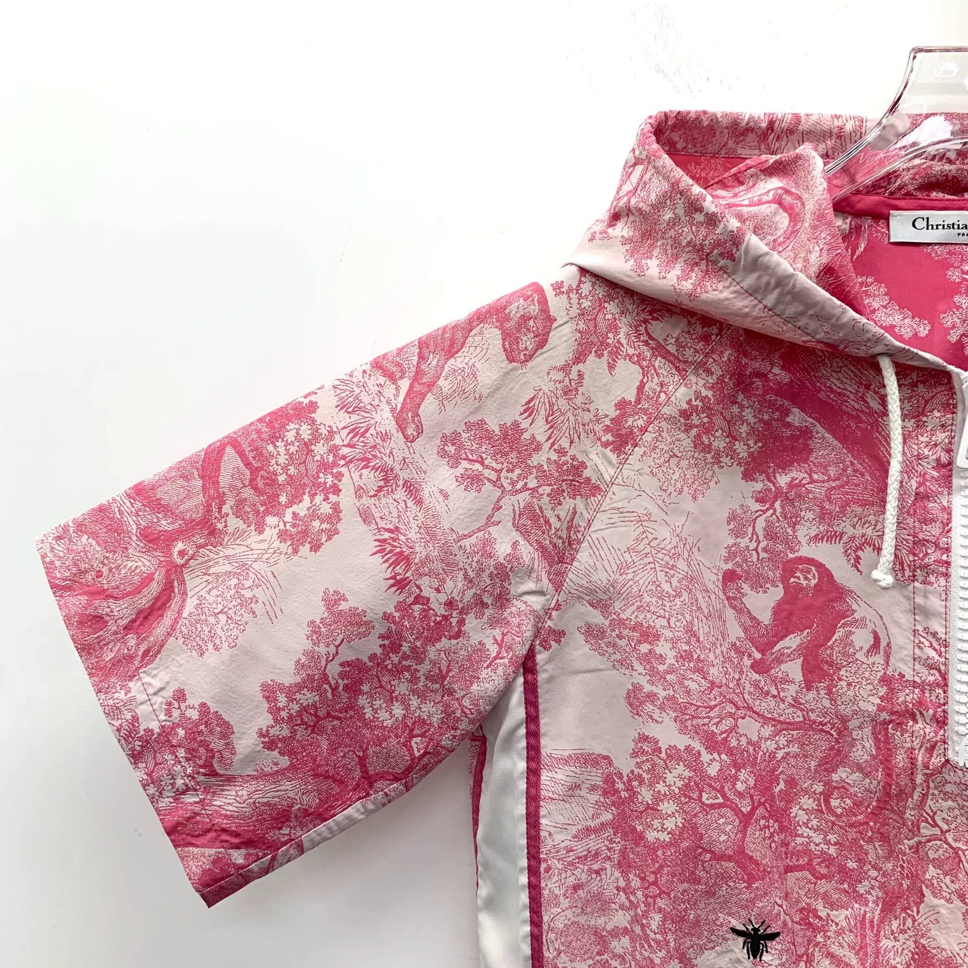Dior pink animal print hooded dress Size M / US 6-8 / IT 42-44 - 3 Thumbnail