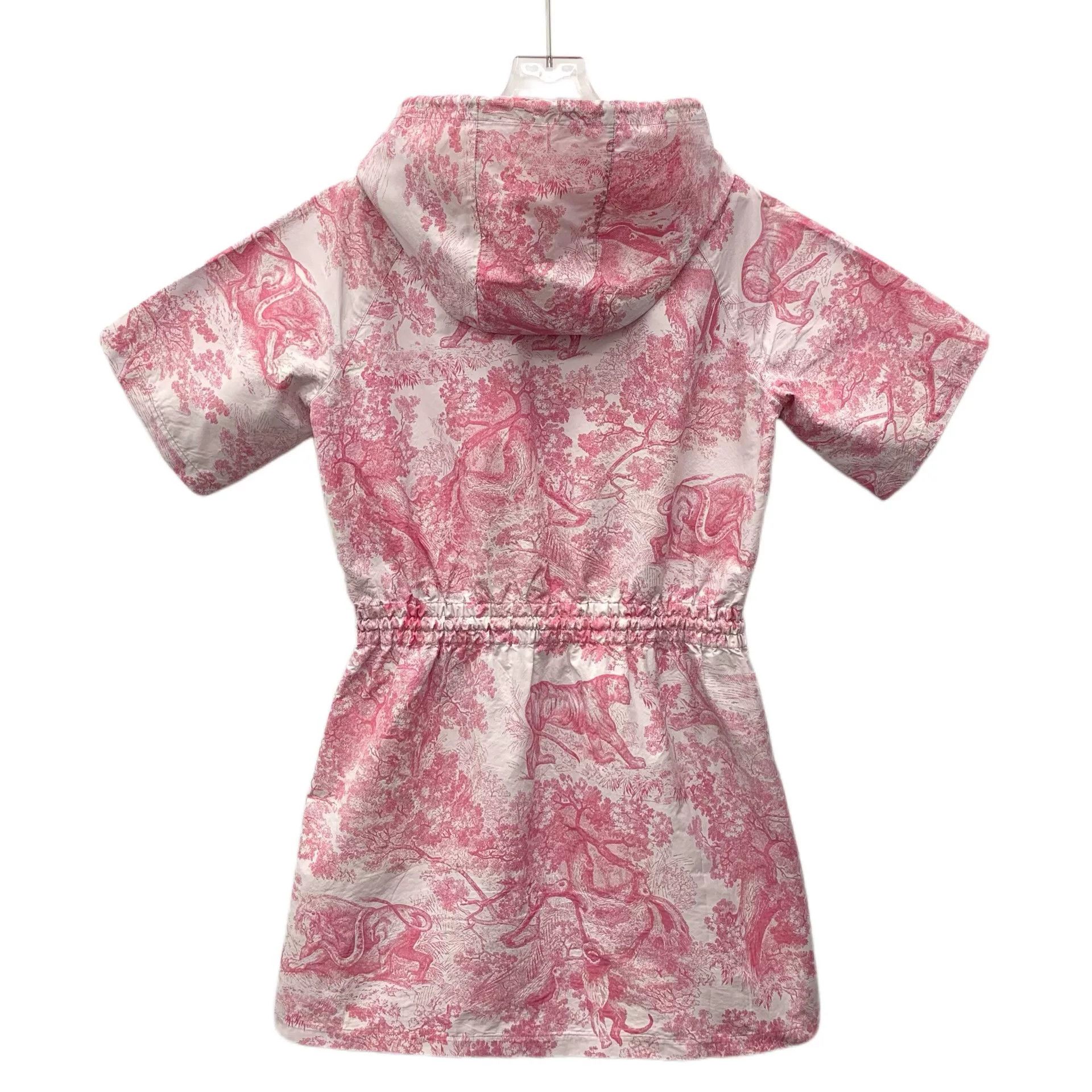 Dior pink animal print hooded dress Size M / US 6-8 / IT 42-44 - 2 Thumbnail