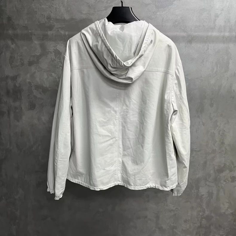 Prada Prada White Hooded Zip Jacket Size US L / EU 52-54 / 3 - 2 Thumbnail