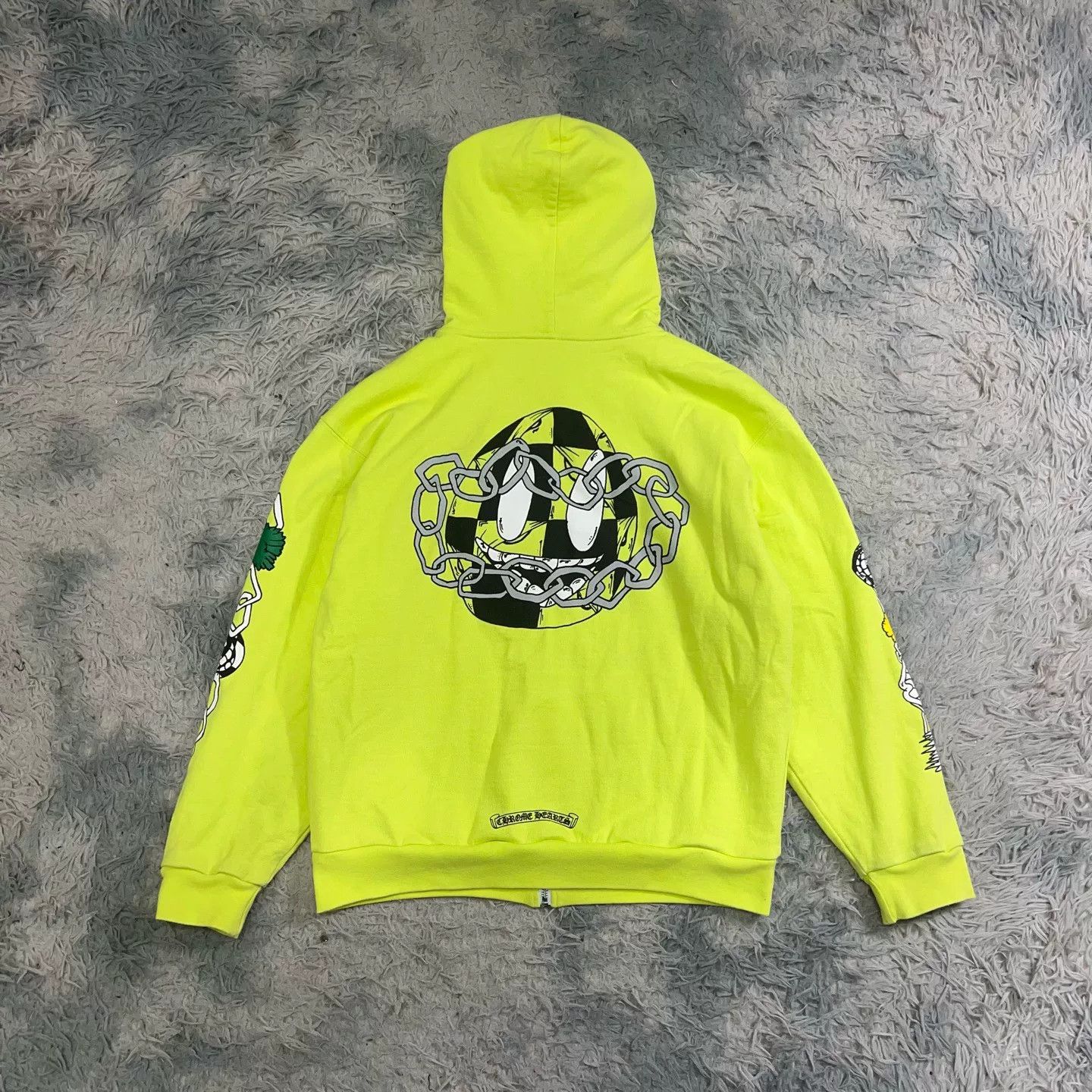 Chrome Hearts Chrome Hearts Mattyboy Yellow Hoodie Size US M / EU 48-50 / 2 - 2 Thumbnail