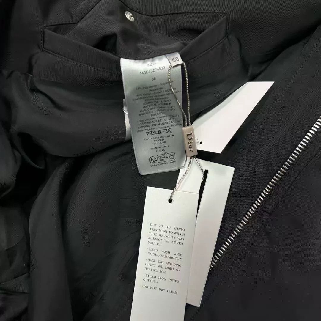 Dior Dior 1947 Embroidered Logo Pilot Jacket Size US XXL / EU 58 / 5 - 6 Thumbnail