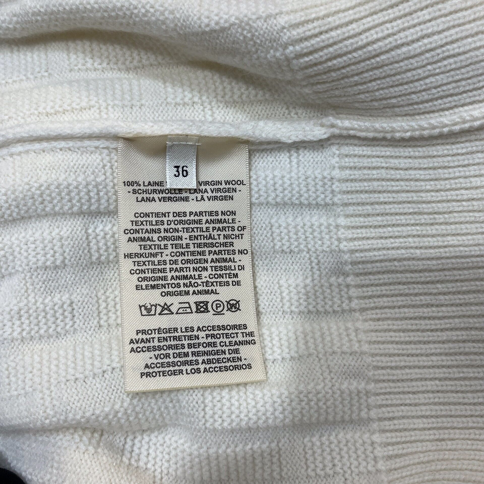 Hermes Hermes 23SS White Knit Cardigan Size36 Size US S / EU 44-46 / 1 - 6 Thumbnail