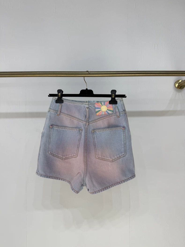 Chanel Chanel 24C Gradient Denim Shorts Size US 34 / EU 50 - 4 Thumbnail